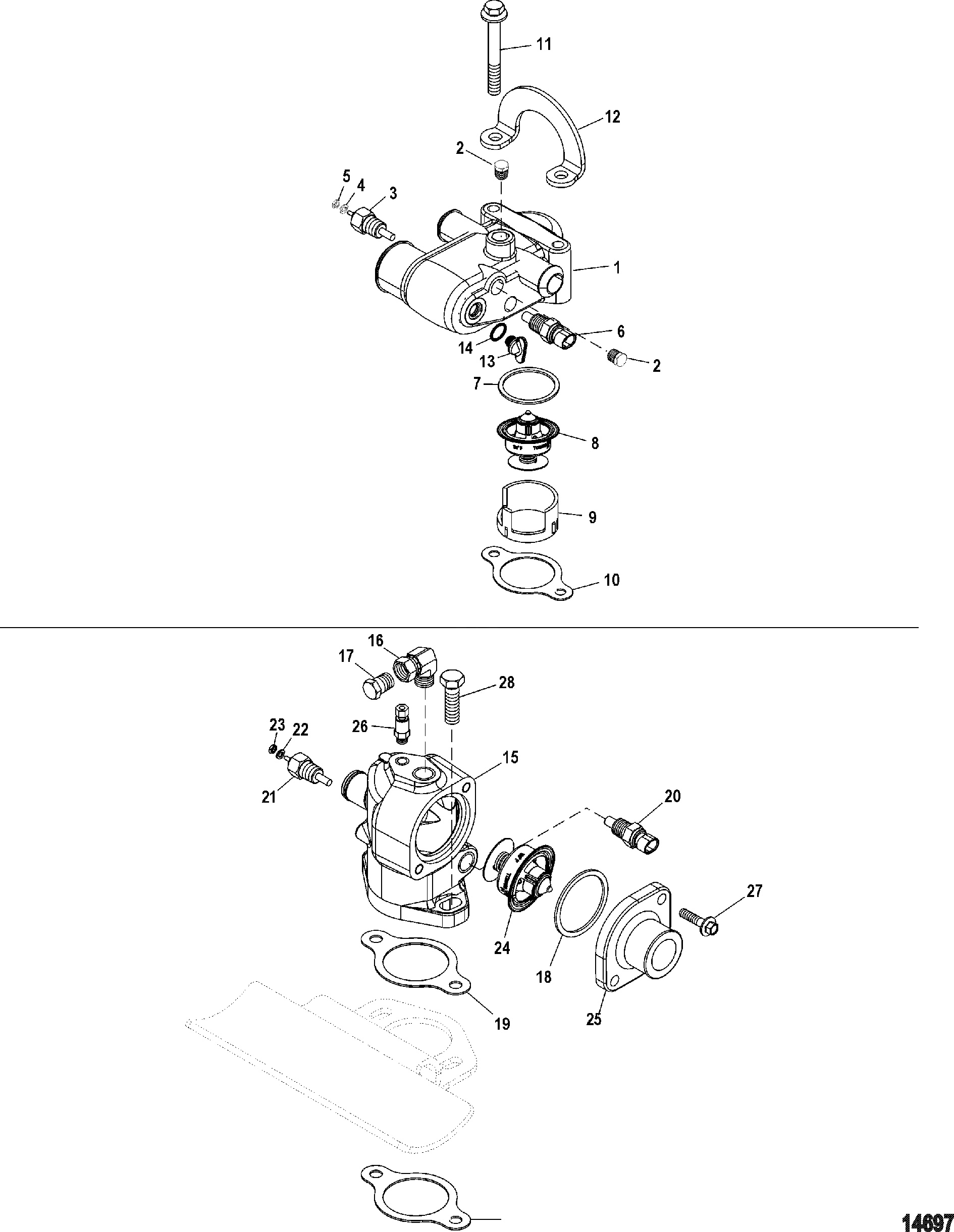 Thermostat And Housing