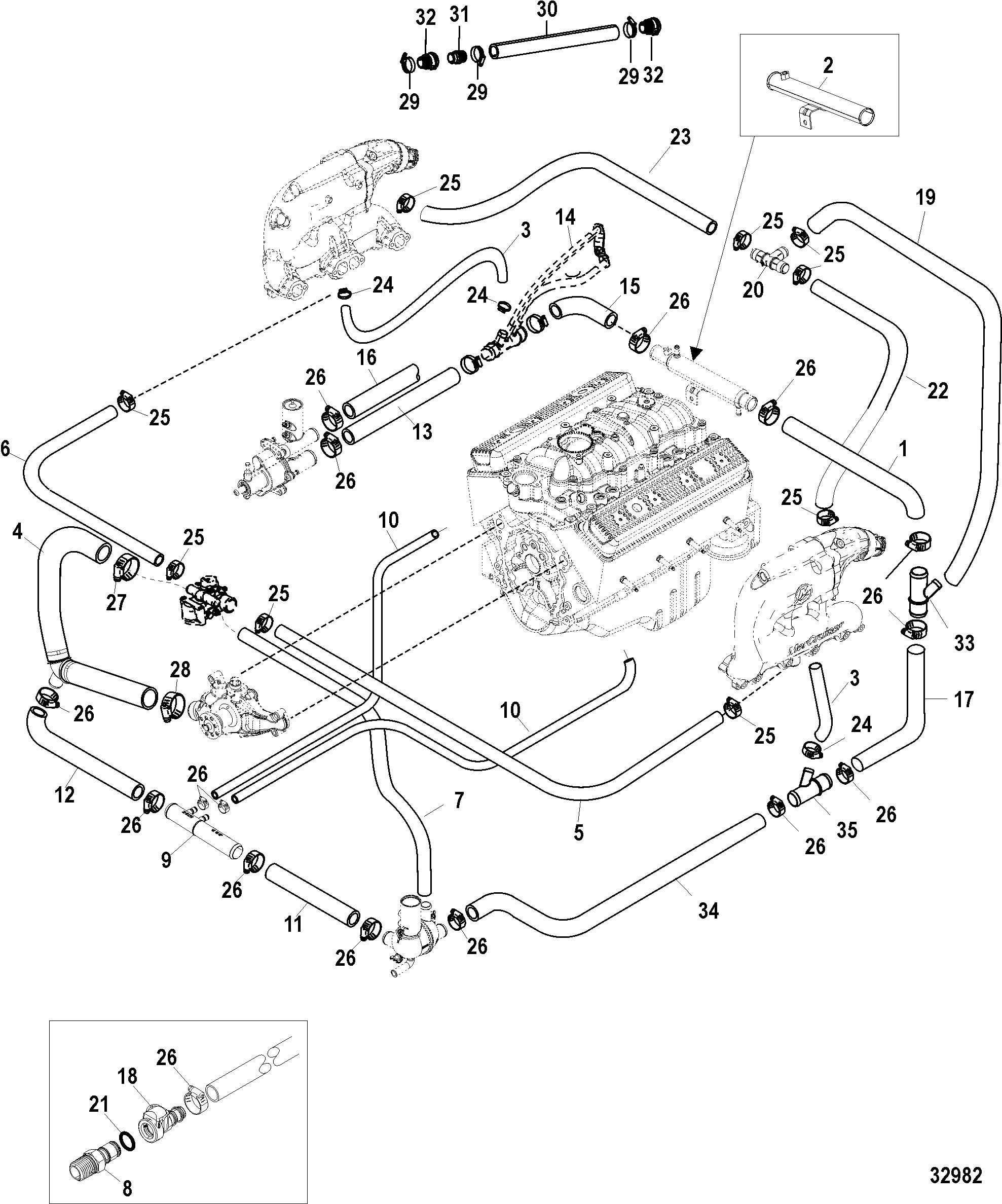 Standard Cooling System -INLINE