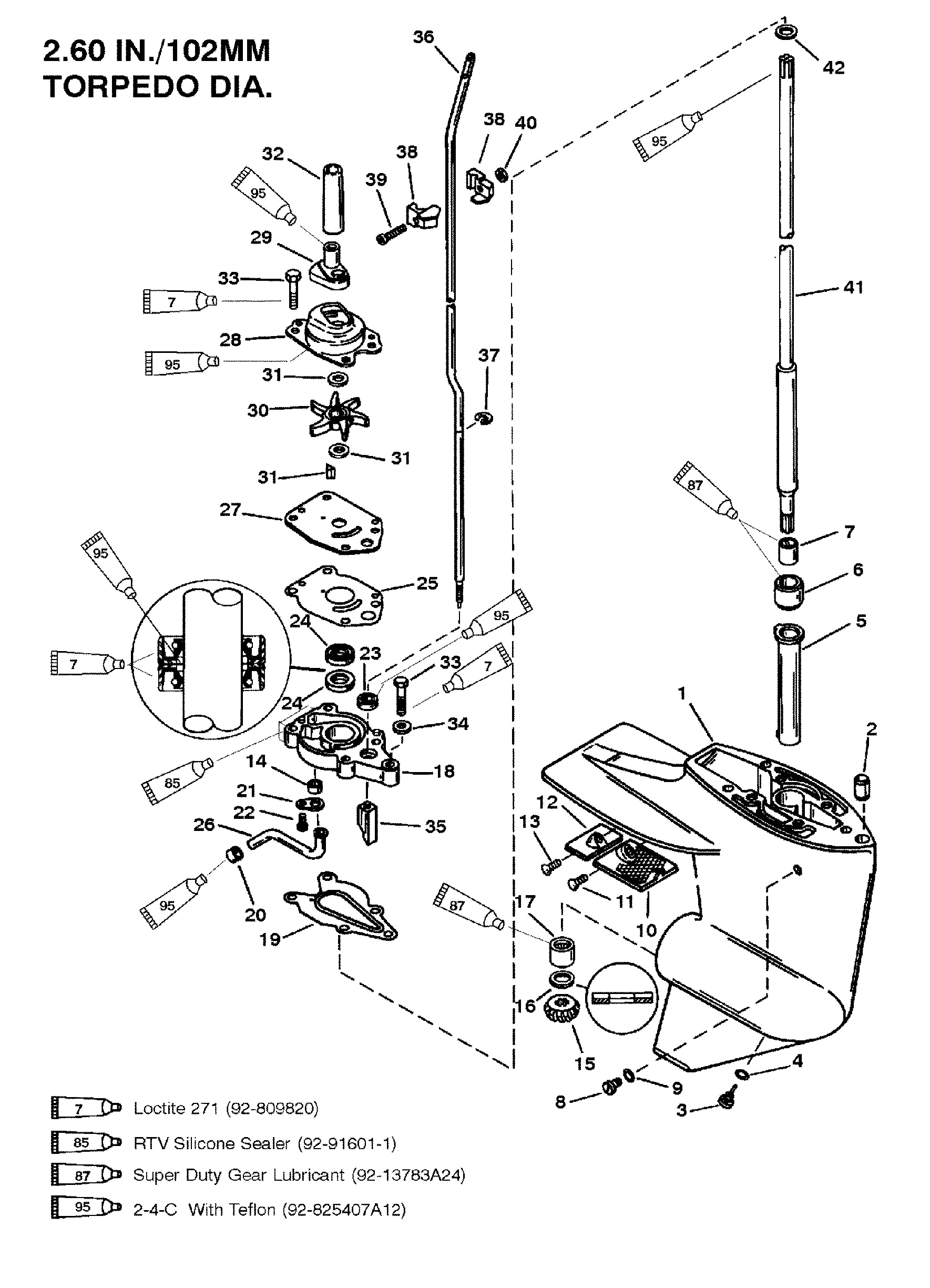 Gear Housing(Driveshaft)(2.00 1 Gear Ratio)