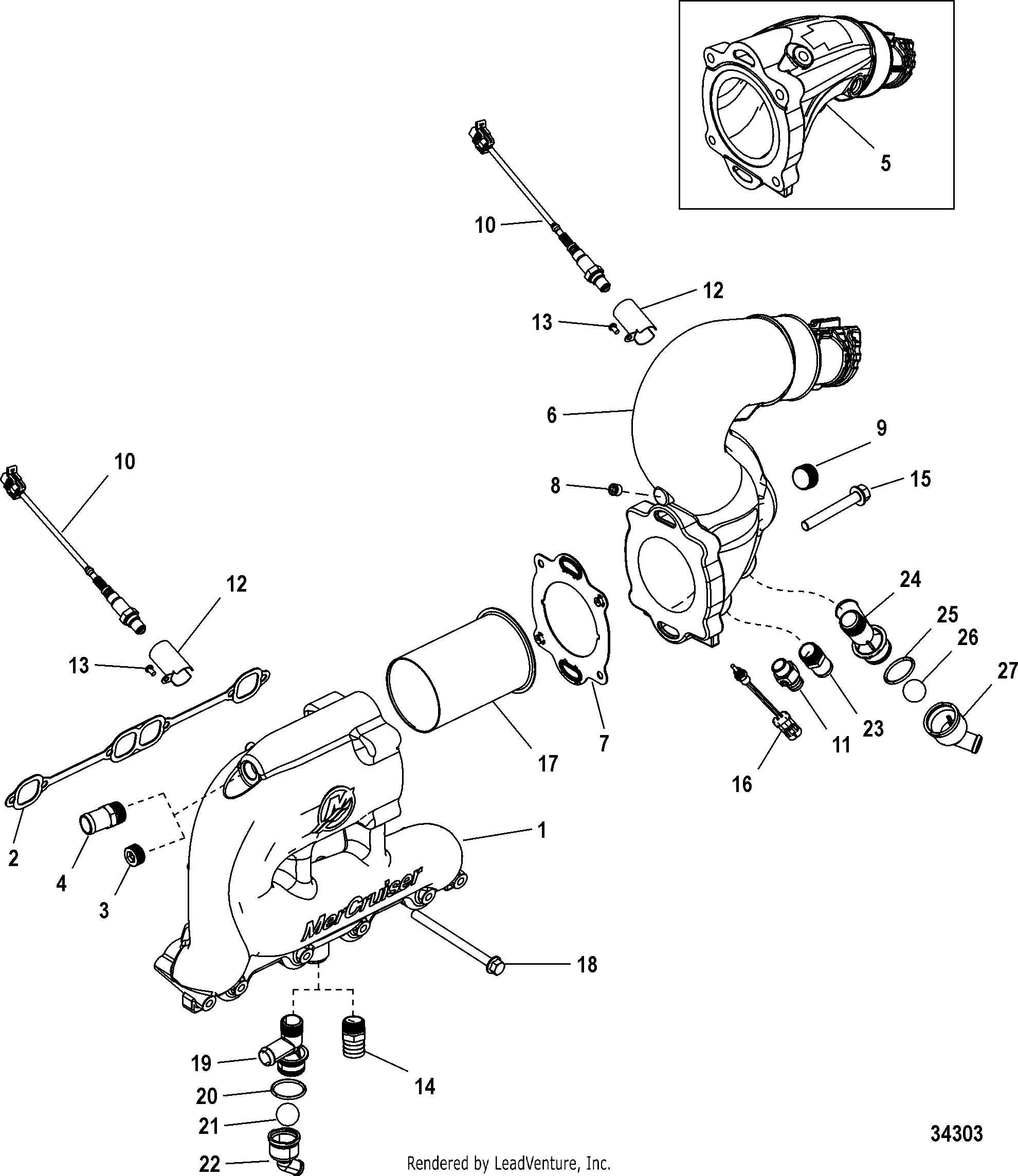 Exhaust Manifold and Elbow