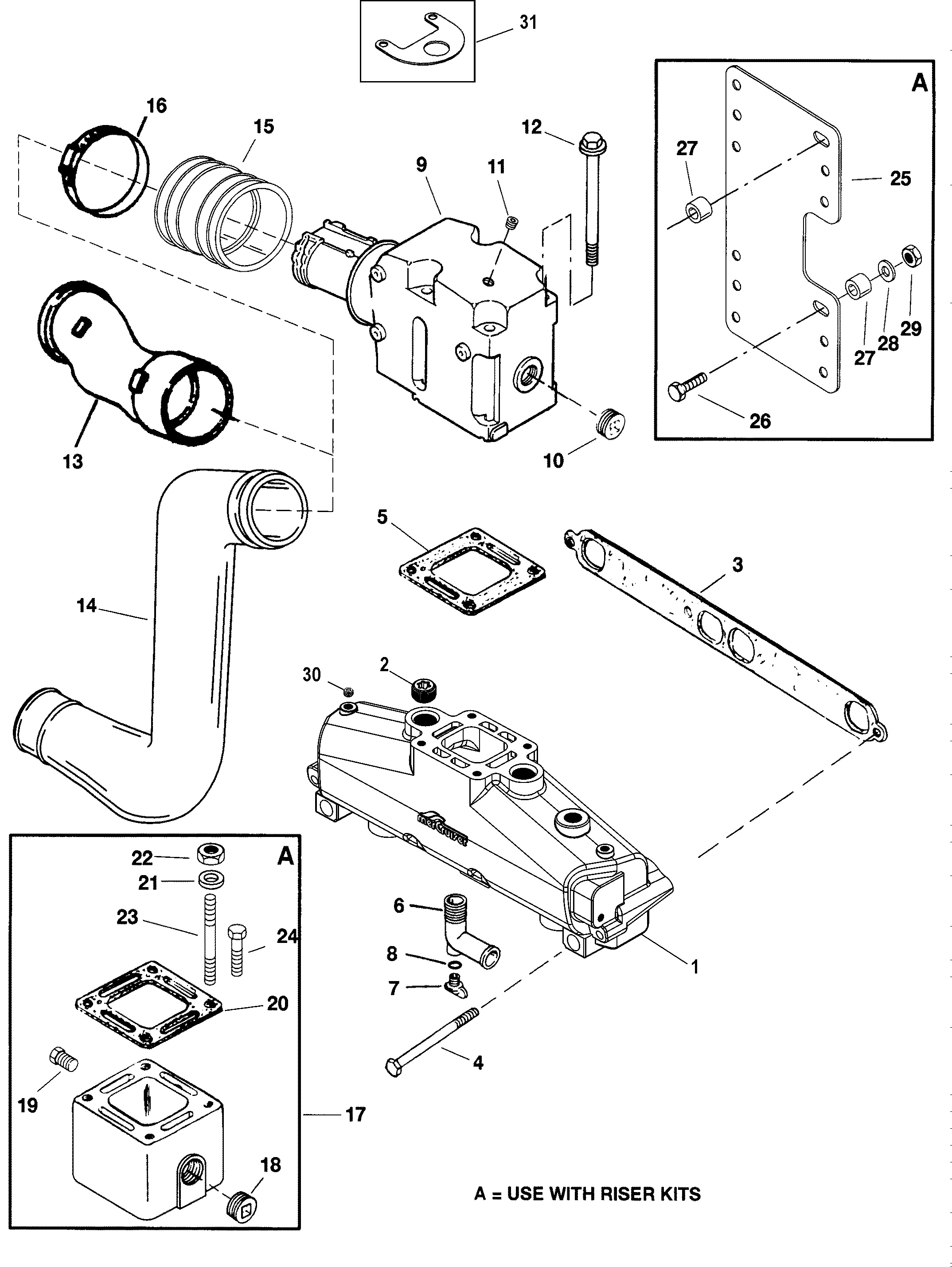 EXHAUST MANIFOLD & EXHAUST ELBOW