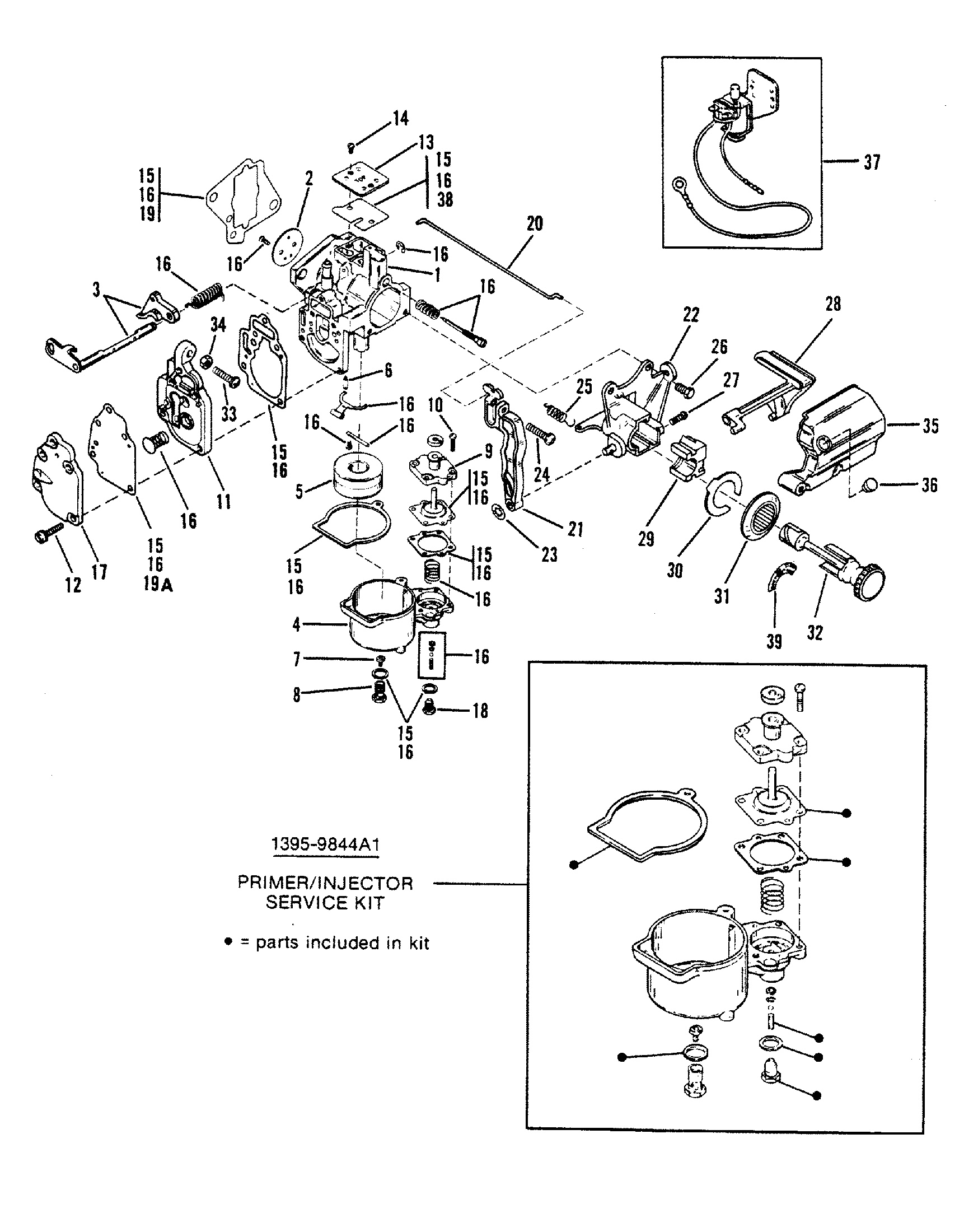 CARBURETOR , WMC 17 17B 17C 18 18A 18B 20 20A 20B 23