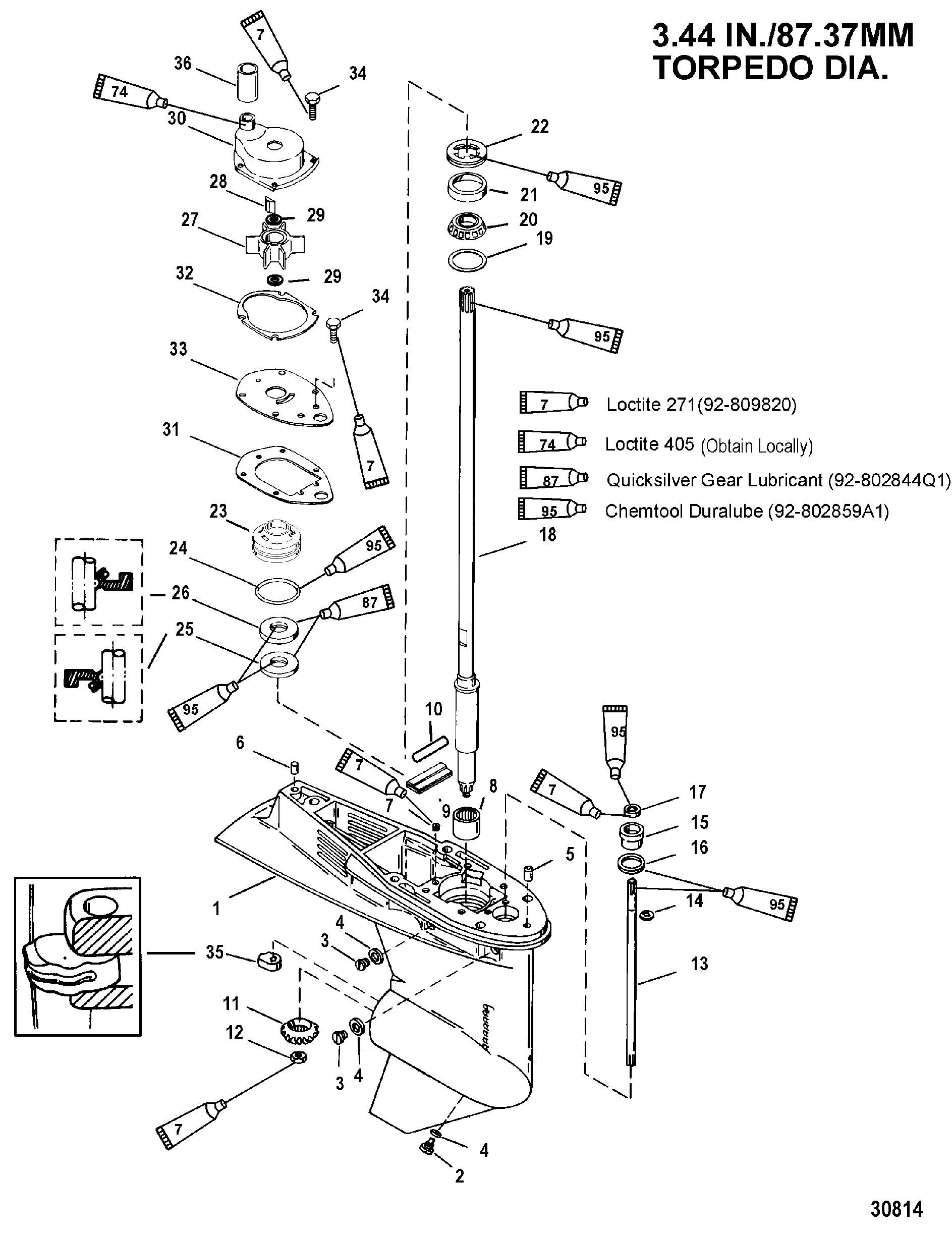 GEAR HOUSING(DRIVESHAFT)(1.83 1 GEAR RATIO)
