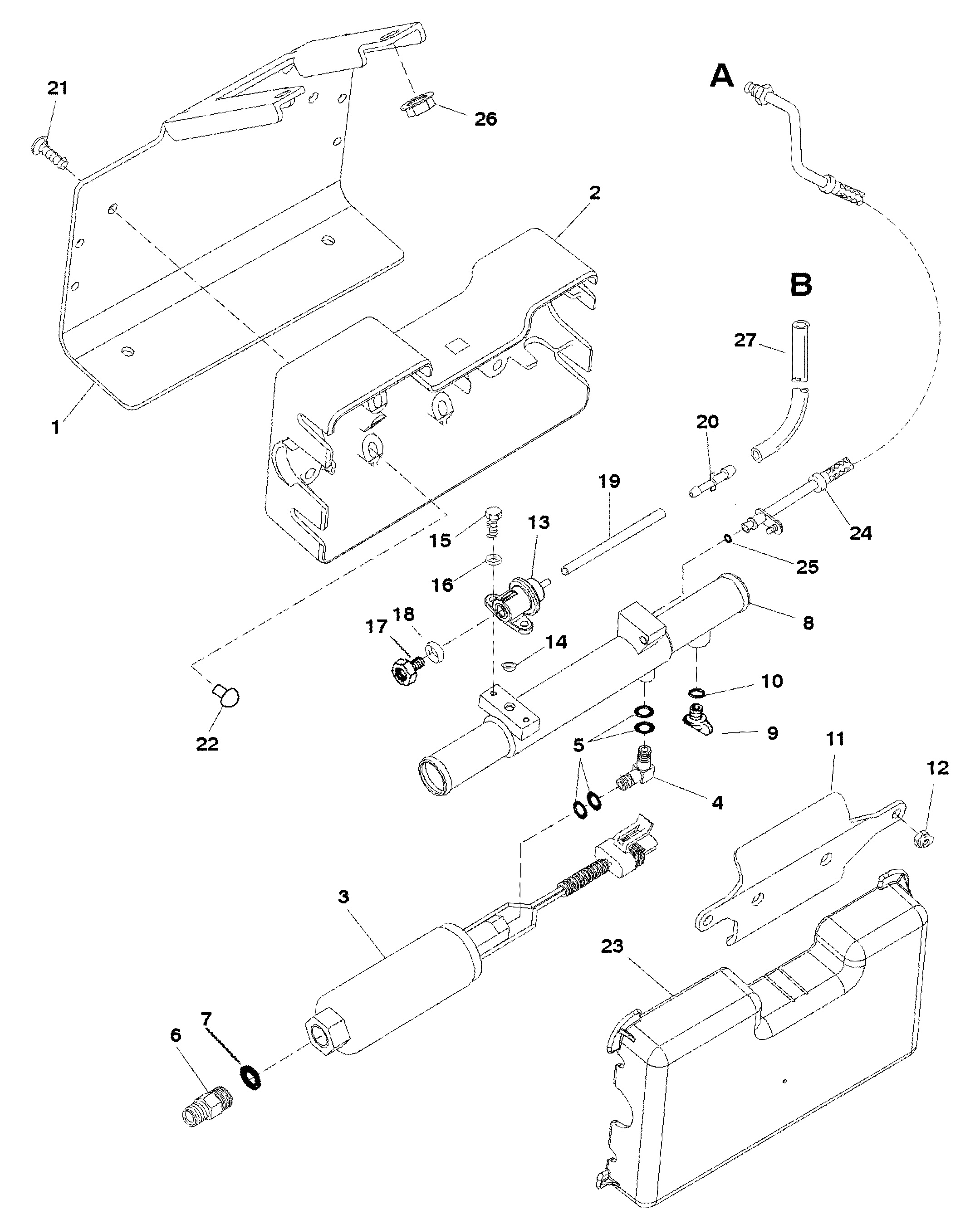 FUEL PUMP AND FUEL COOLER