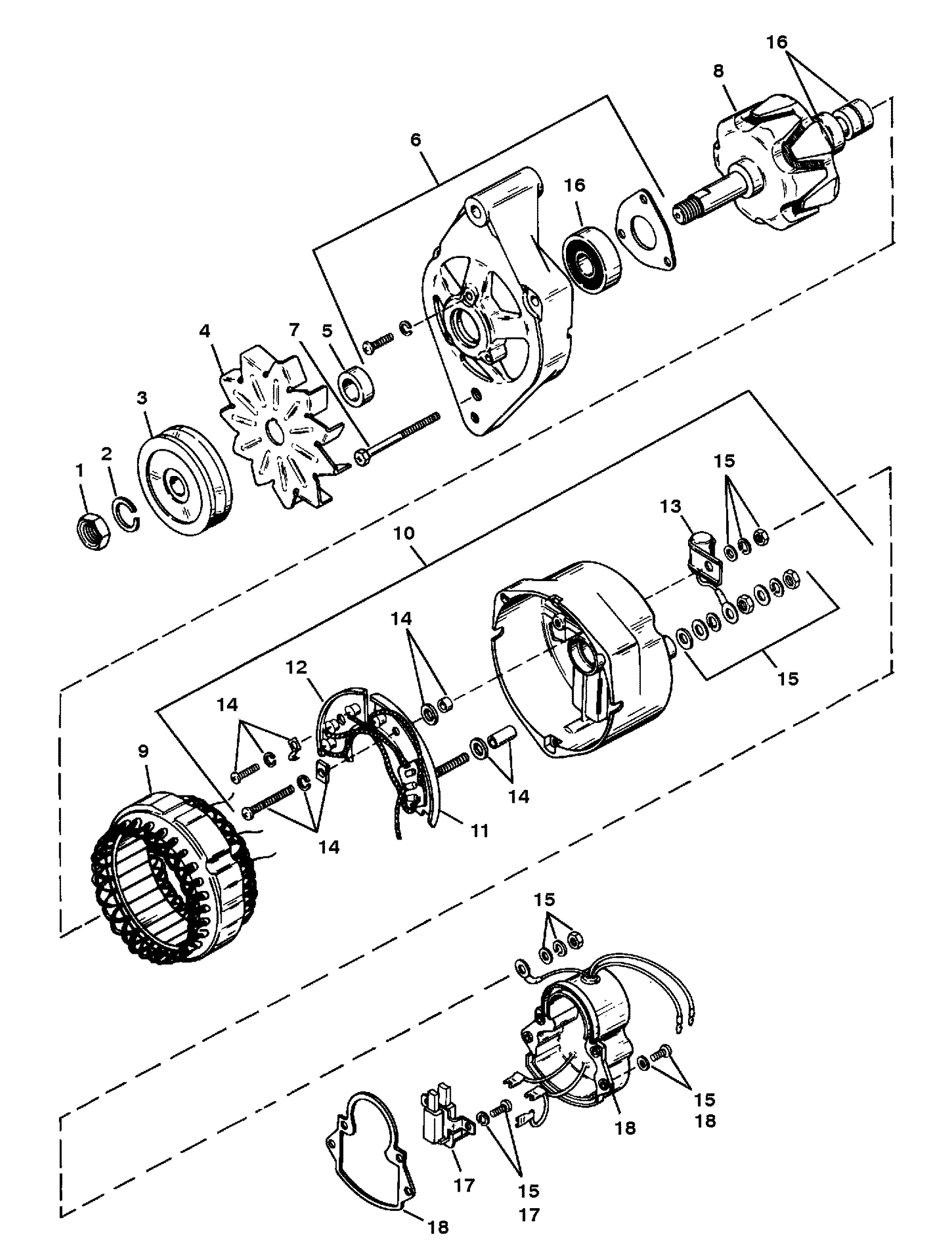 ALTERNATORE (MANDO #AR-150)