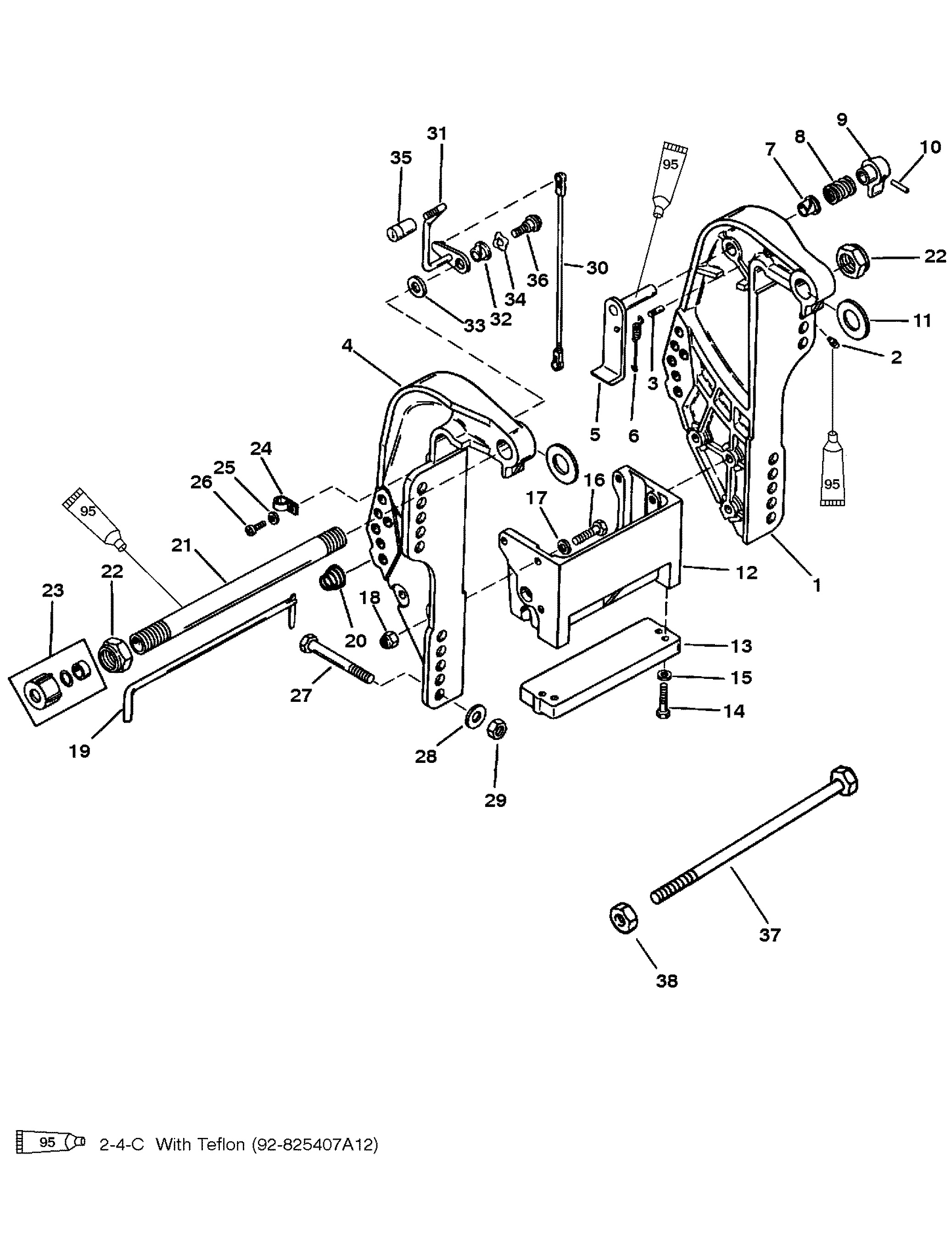 TRANSOM BRACKET (50 60)