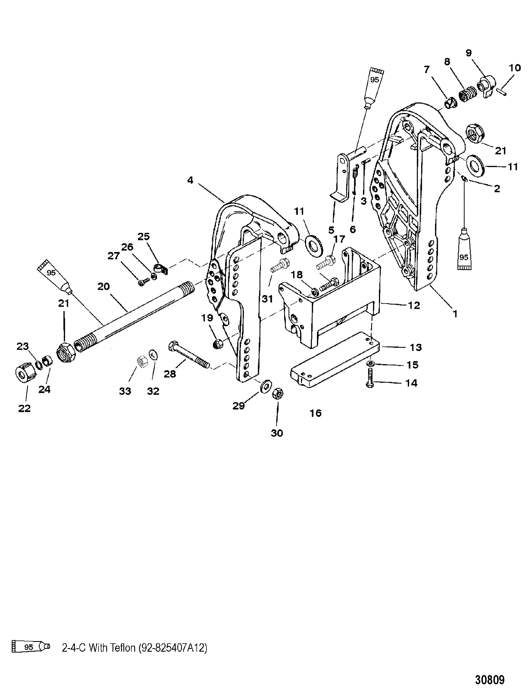 TRANSOM BRACKET