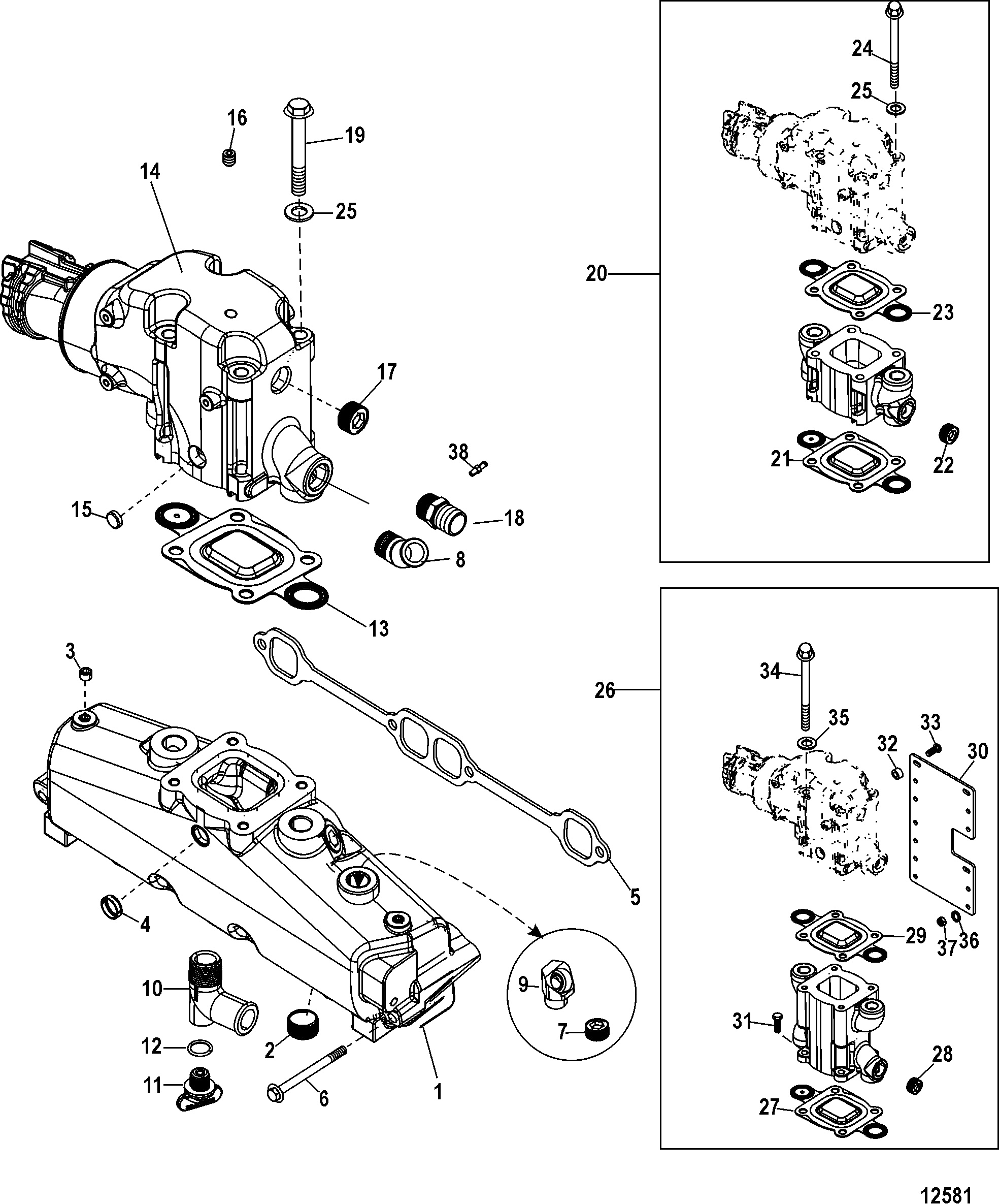 Exhaust Manifold and Elbow