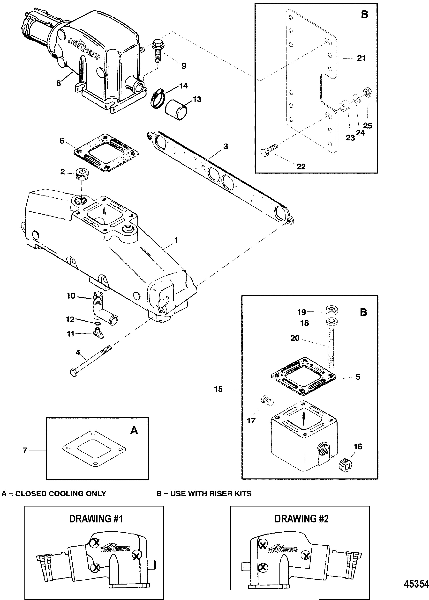 EXHAUST MANIFOLD AND EXHAUST ELBOW