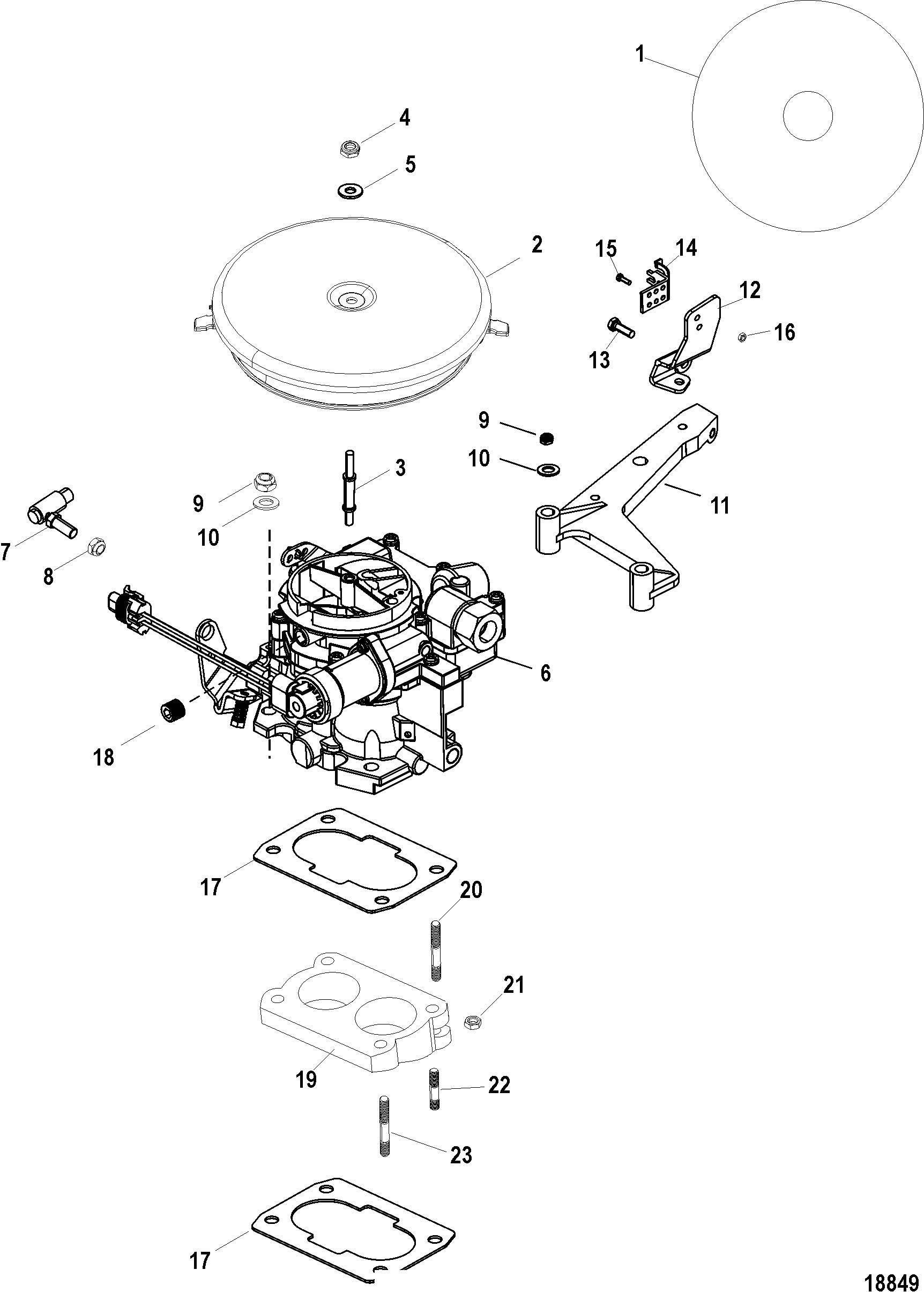Carburetor and Throttle Linkage