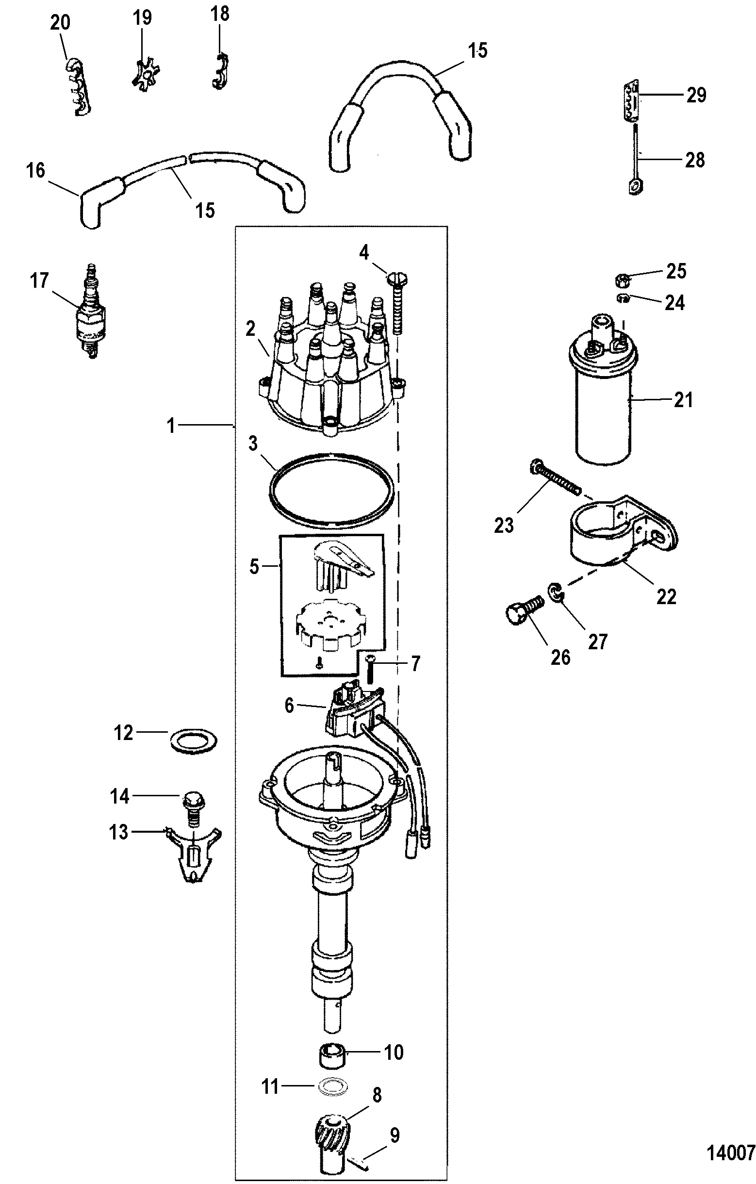 Distibutor And Ignition Components
