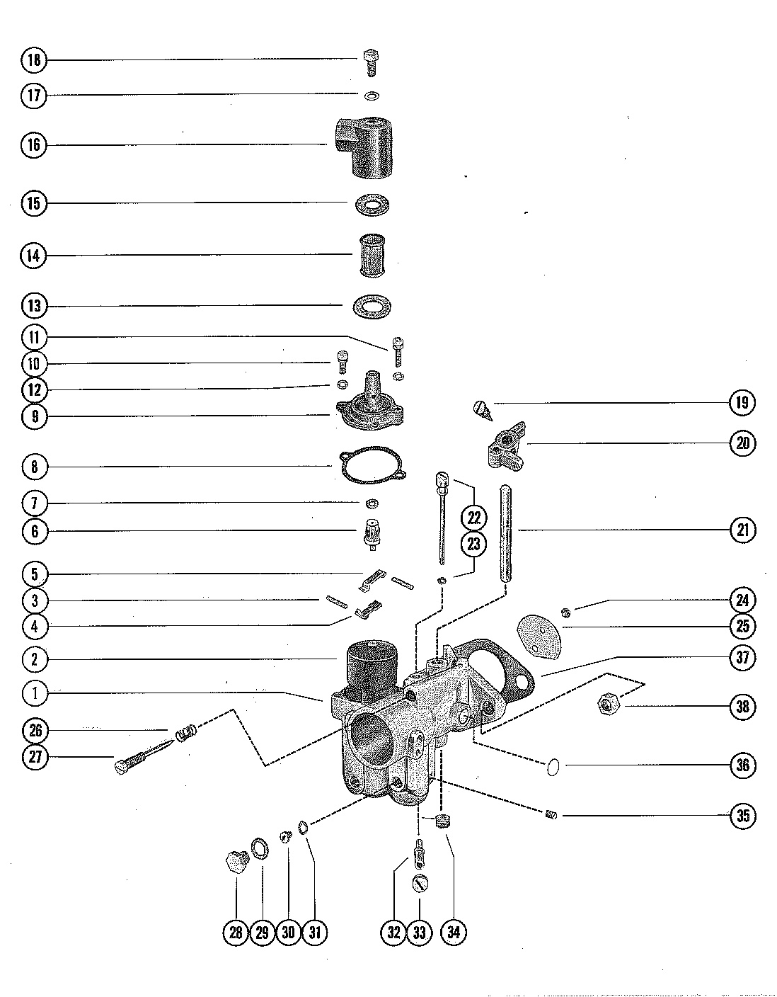 CARBURETOR ASSEMBLY, COMPLETE