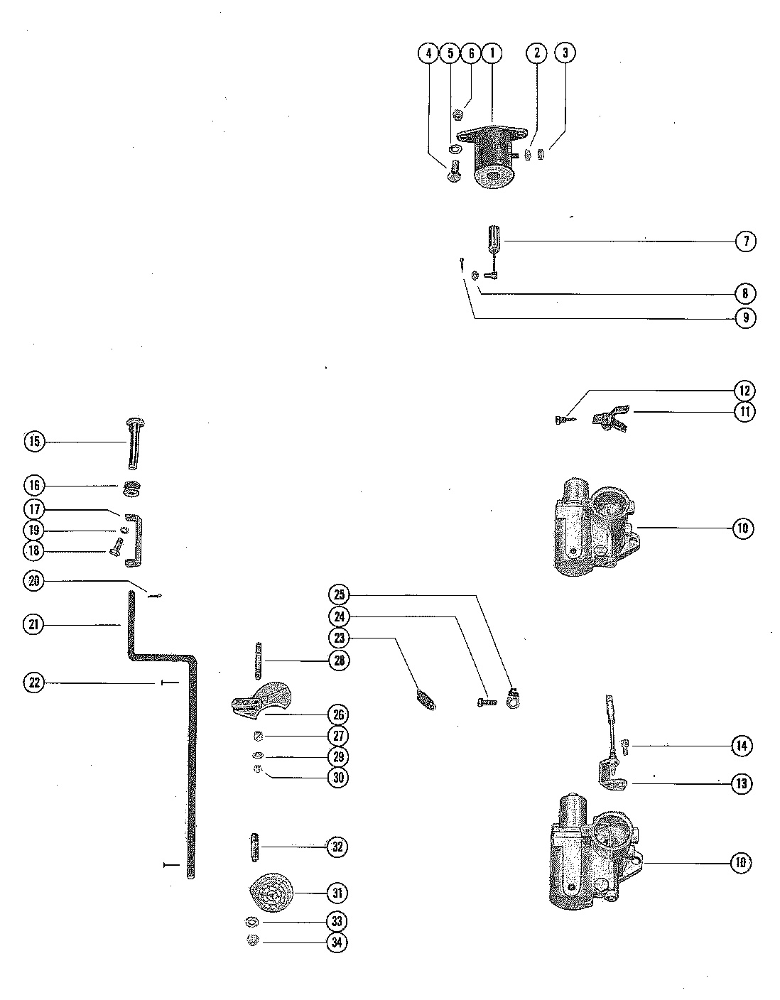 COLLEGAMENTO DEL CARBURATORE E SOLENOIDE D'ARIA