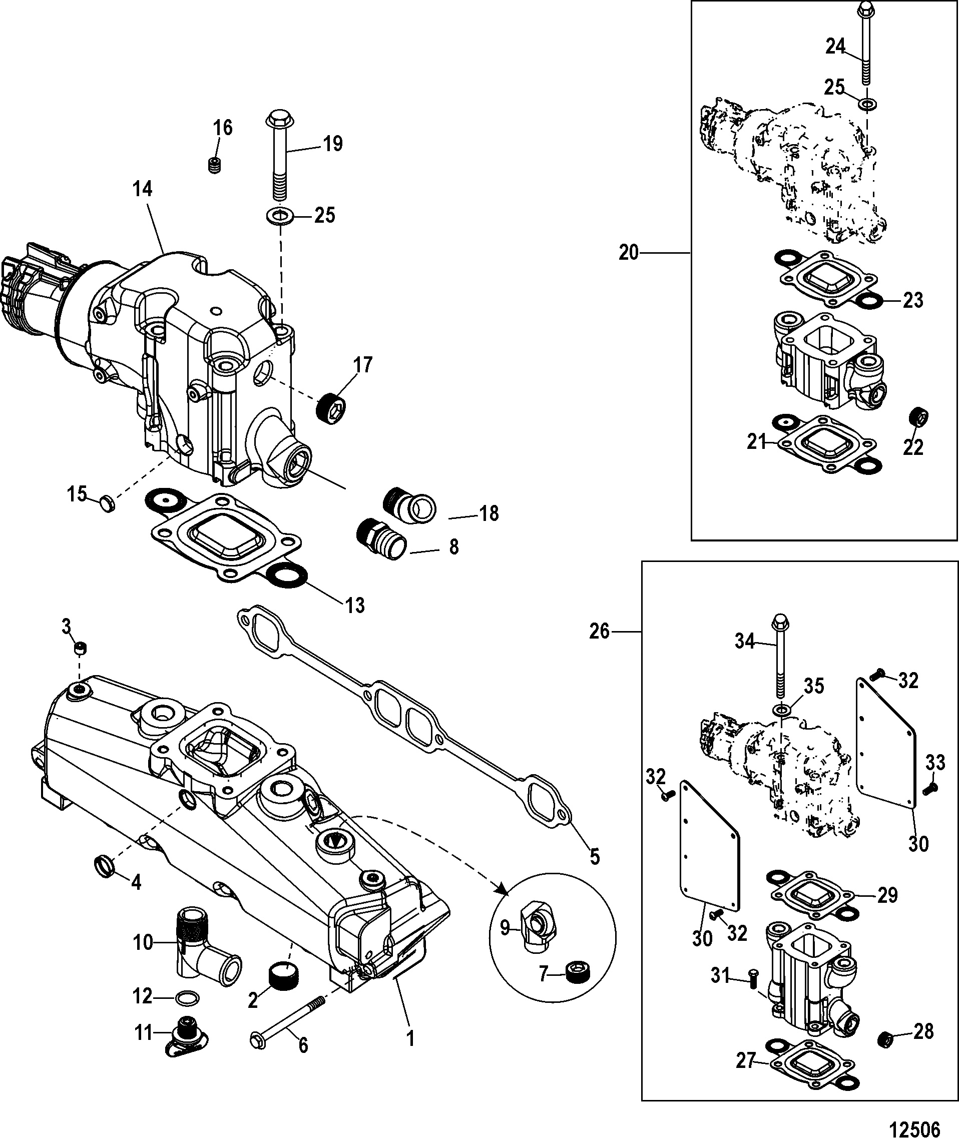 Exhaust Manifold and Elbow