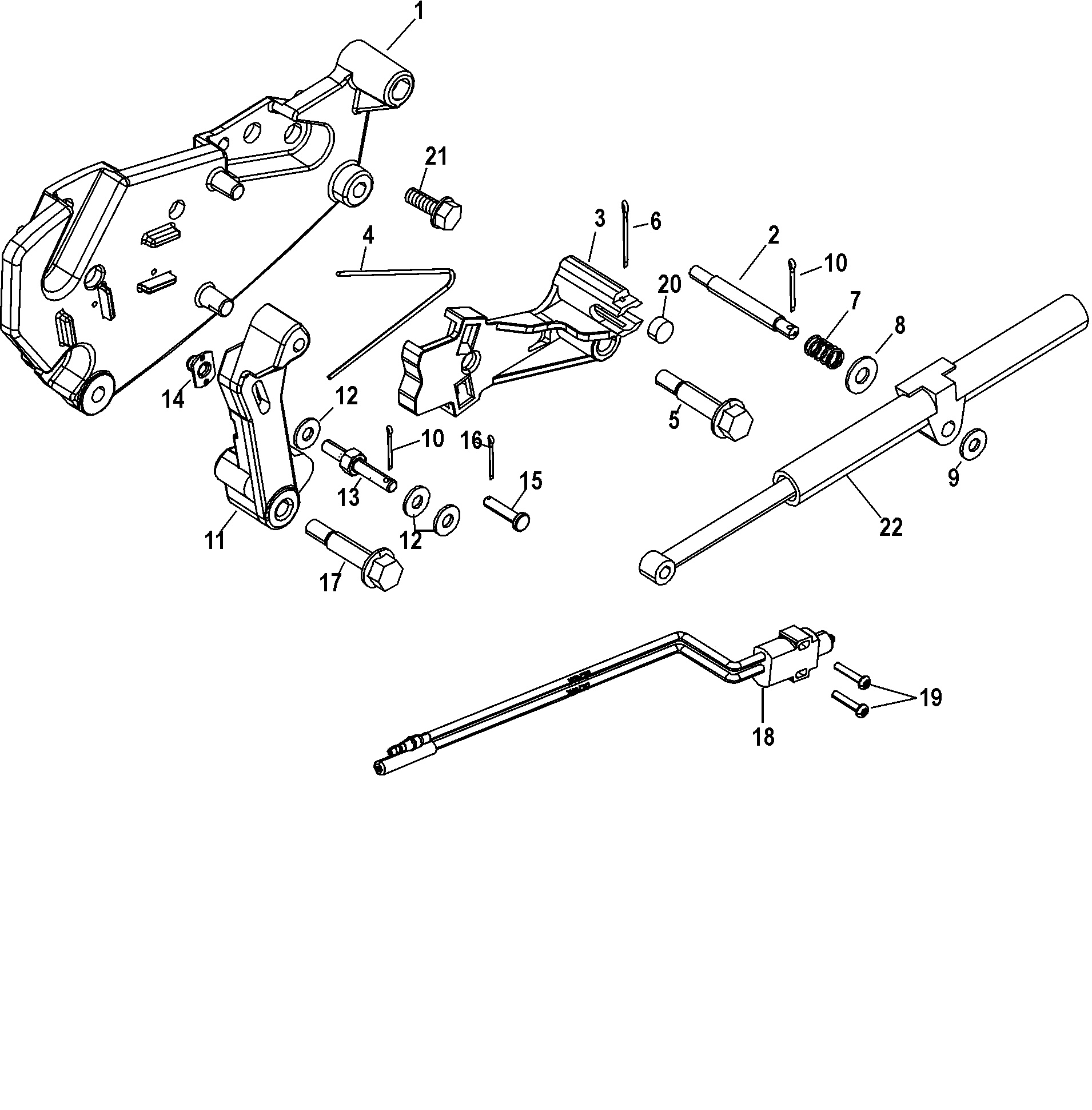 Shift Bracket(Alpha Engines)