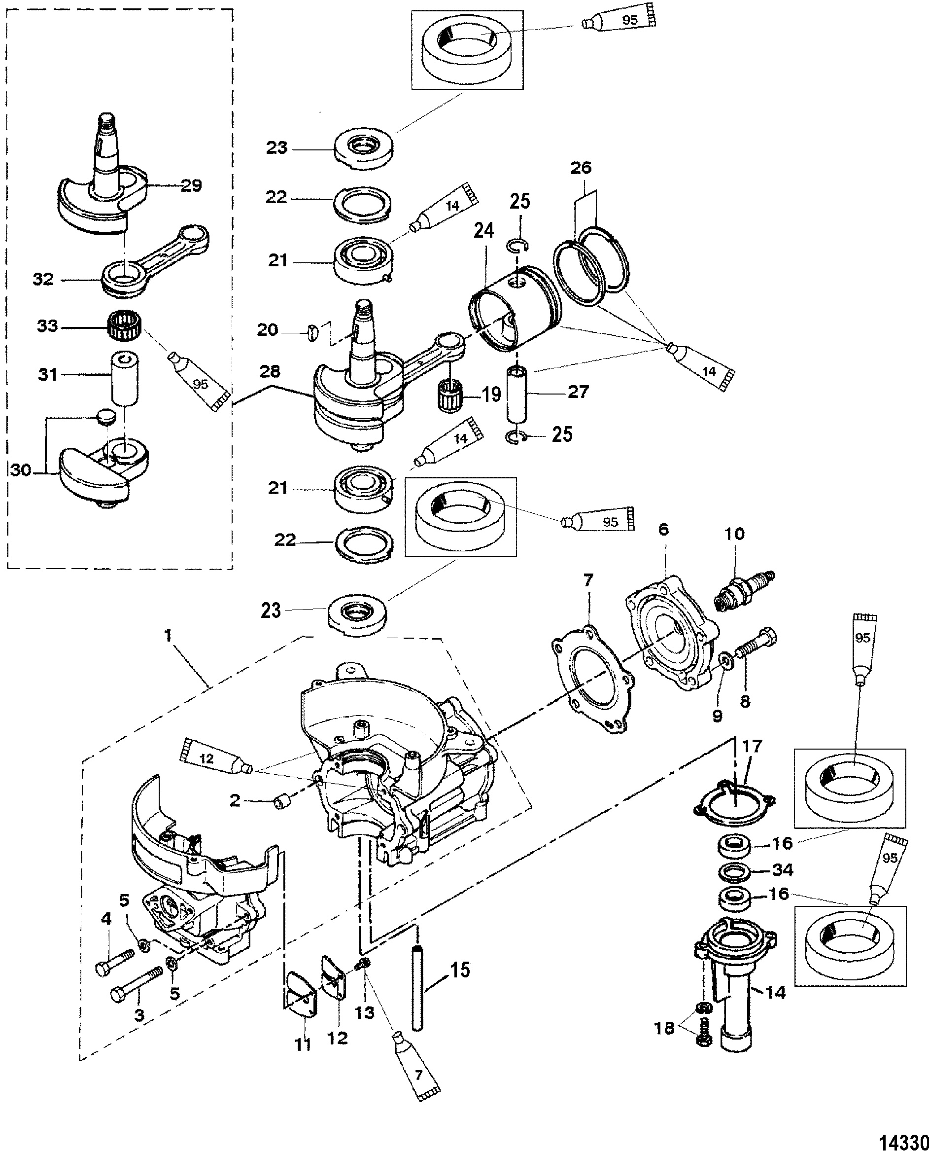 Cylinder Block Crankshaft Piston