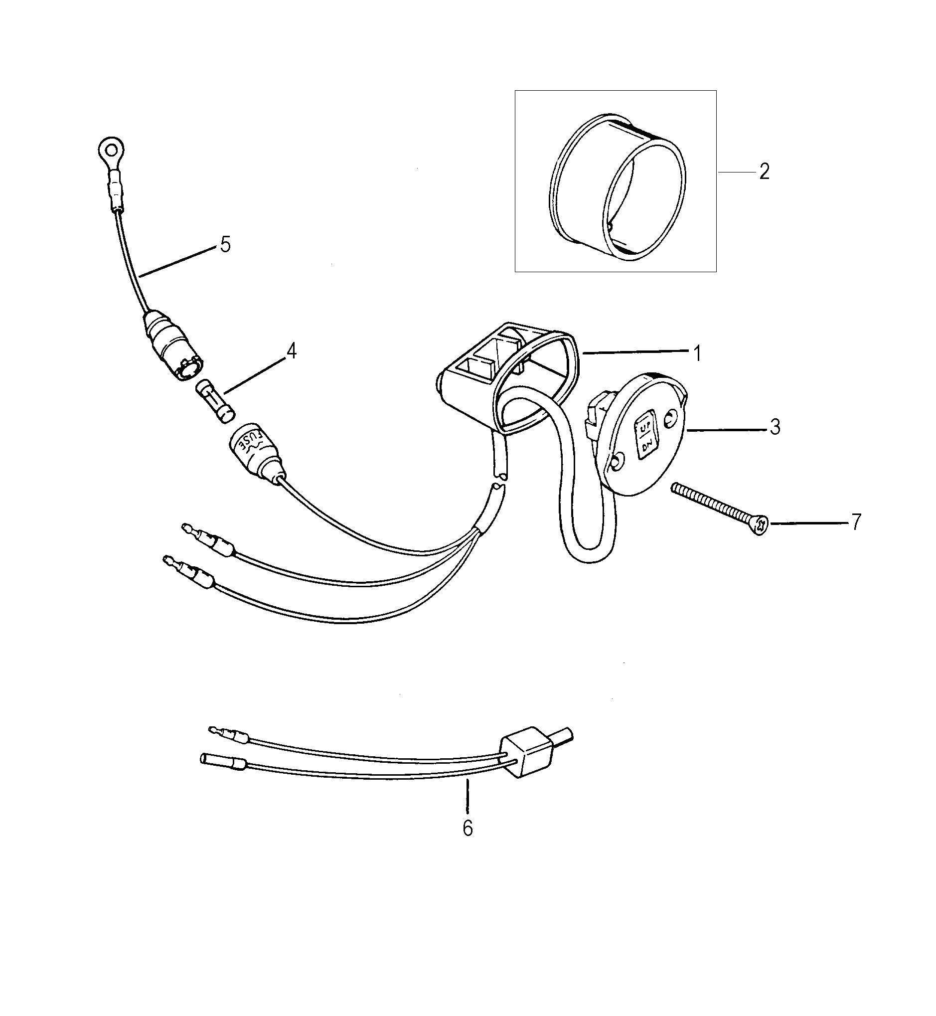 Kit d'interrupteur de garniture