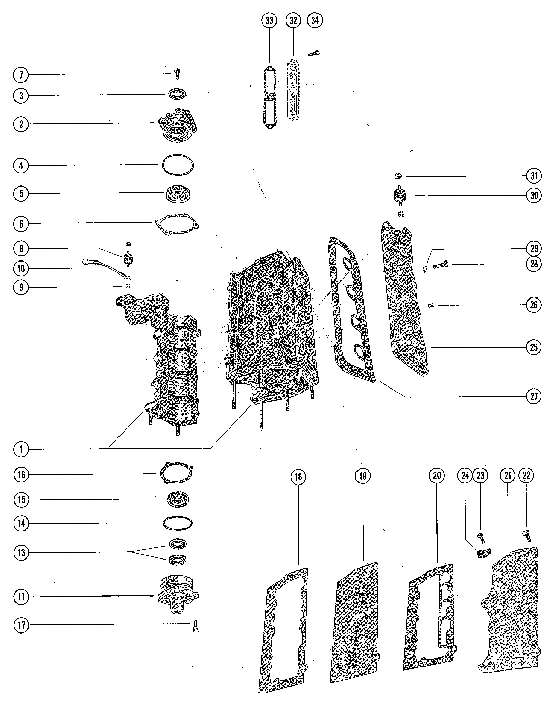 END CAPS, MANIFOLD AND EXHAUST COVERS