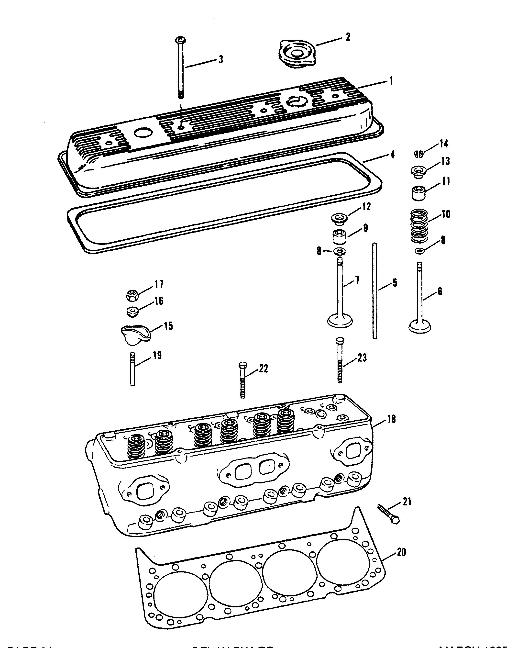 CYLINDER HEAD AND ROCKER COVER