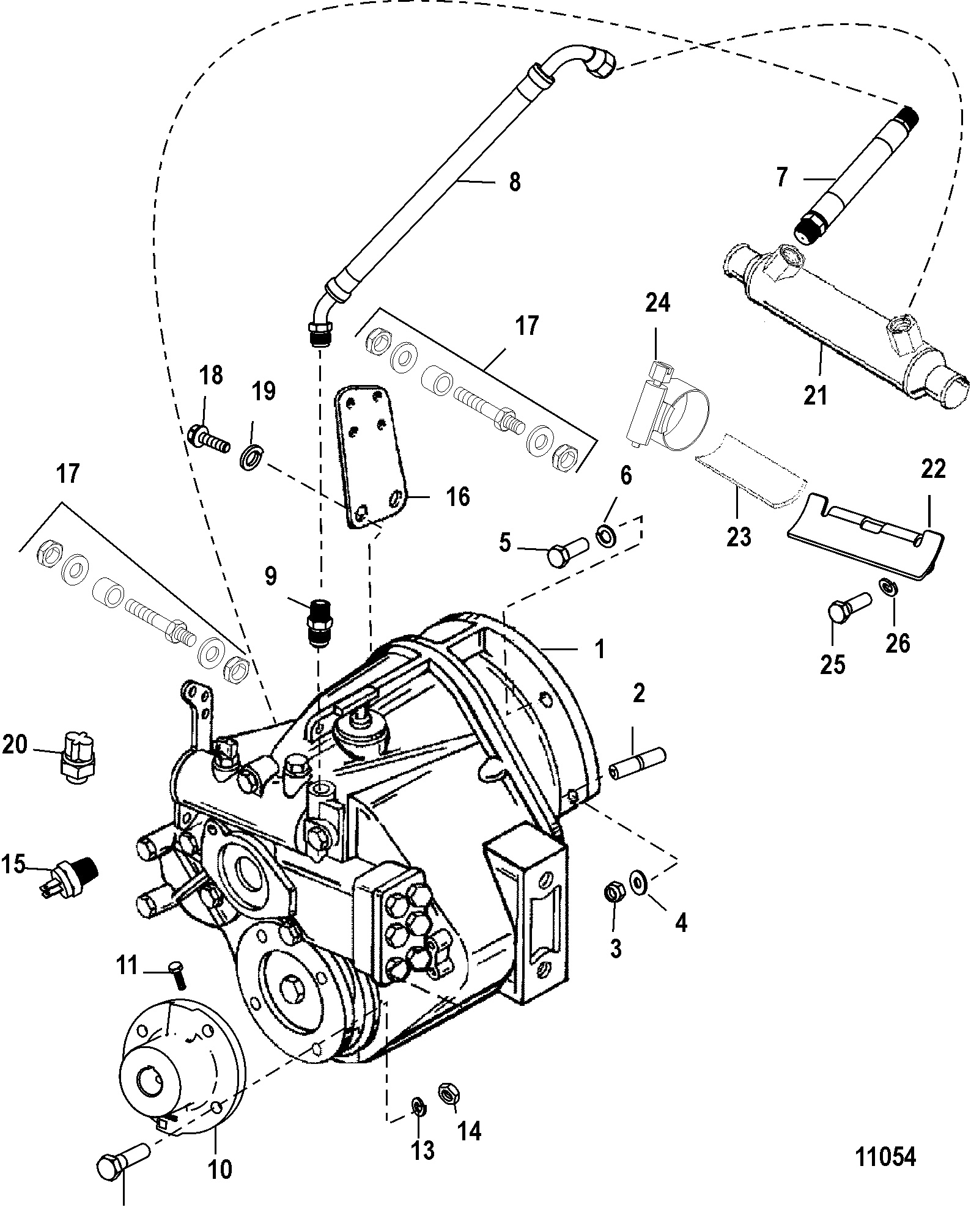 Transmission and Related Parts(Borg-Warner 5000)