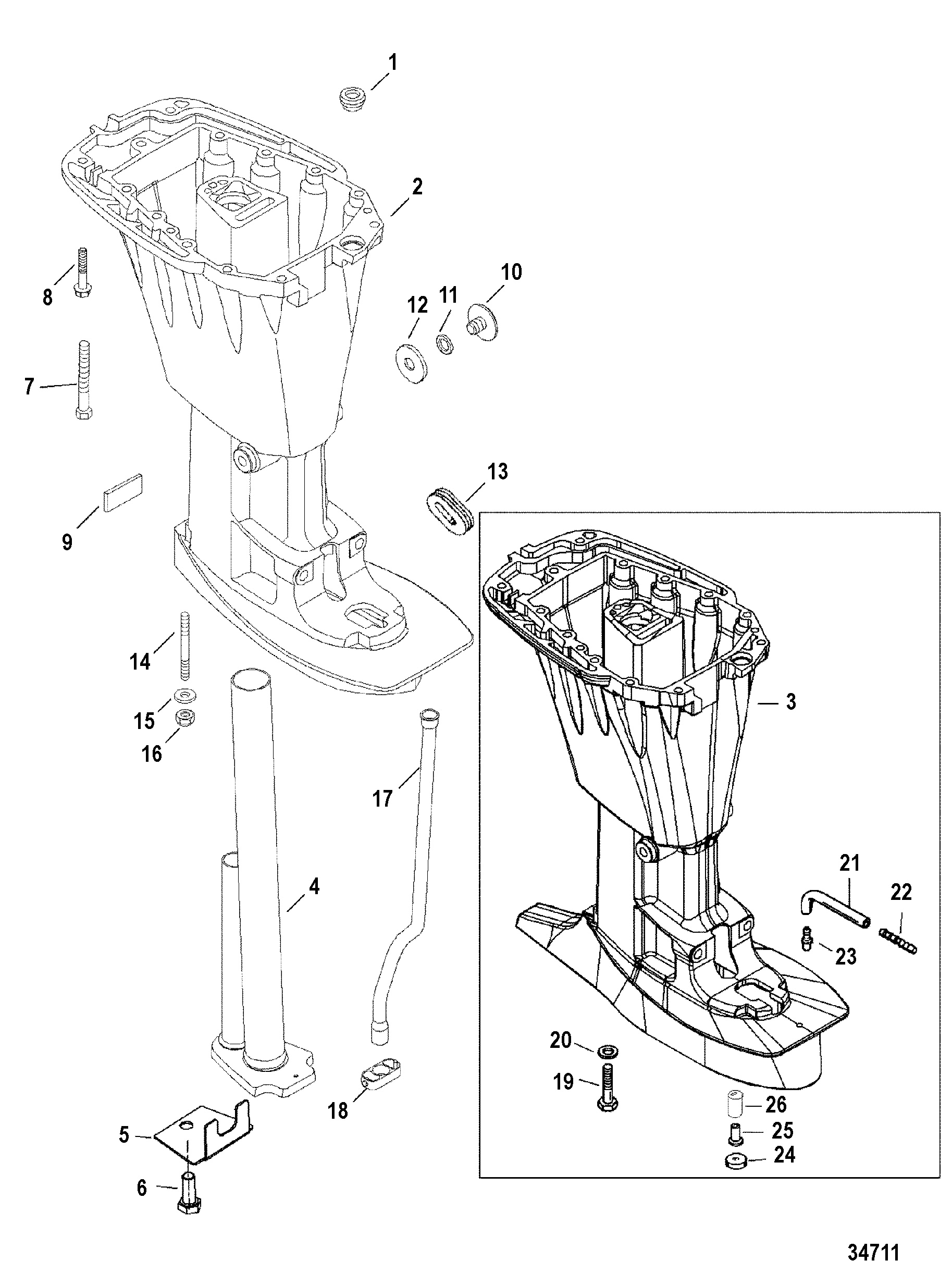 DRIVESHAFT HOUSING