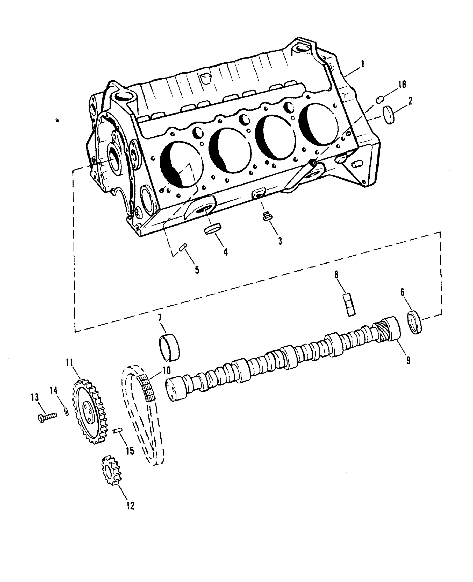 Cylinder Block and Camshaft