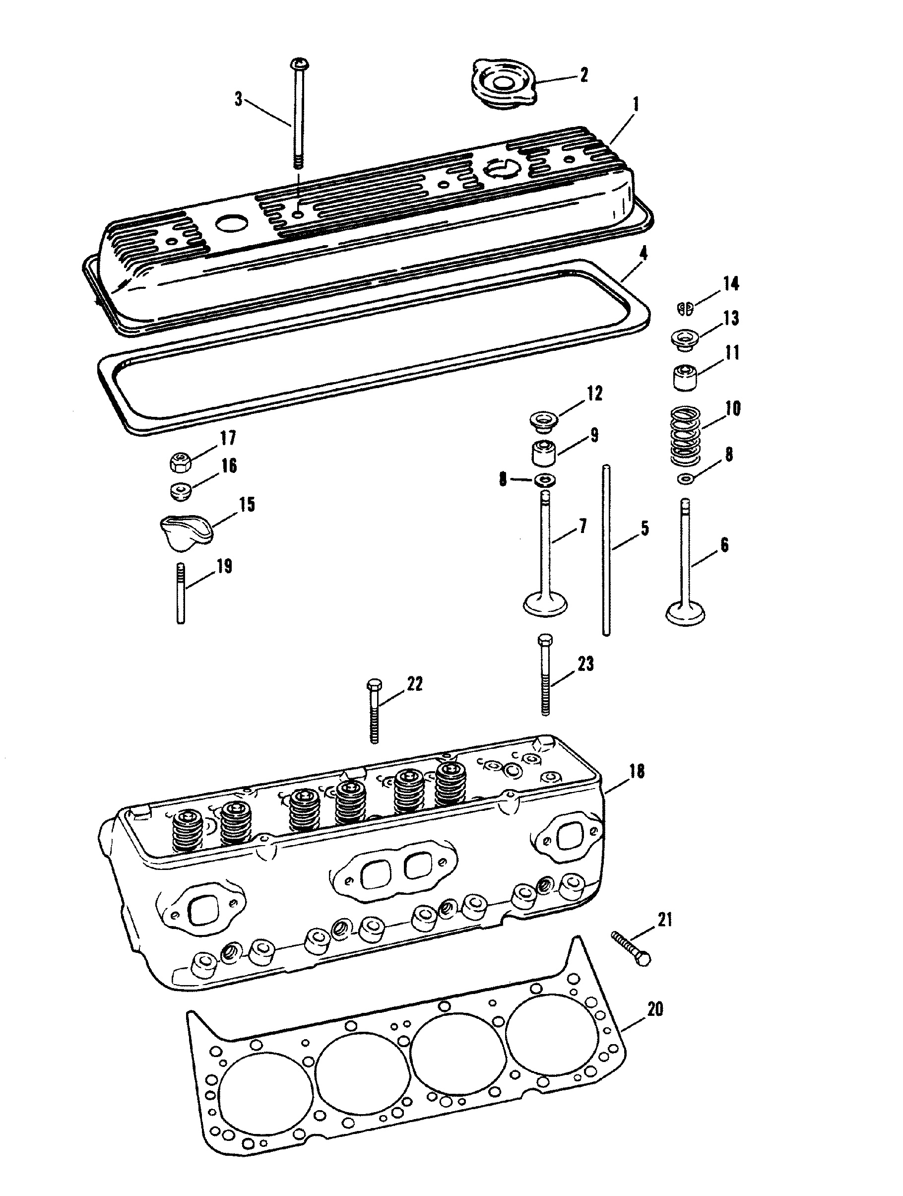 Cylinder Head and Rocker Cover