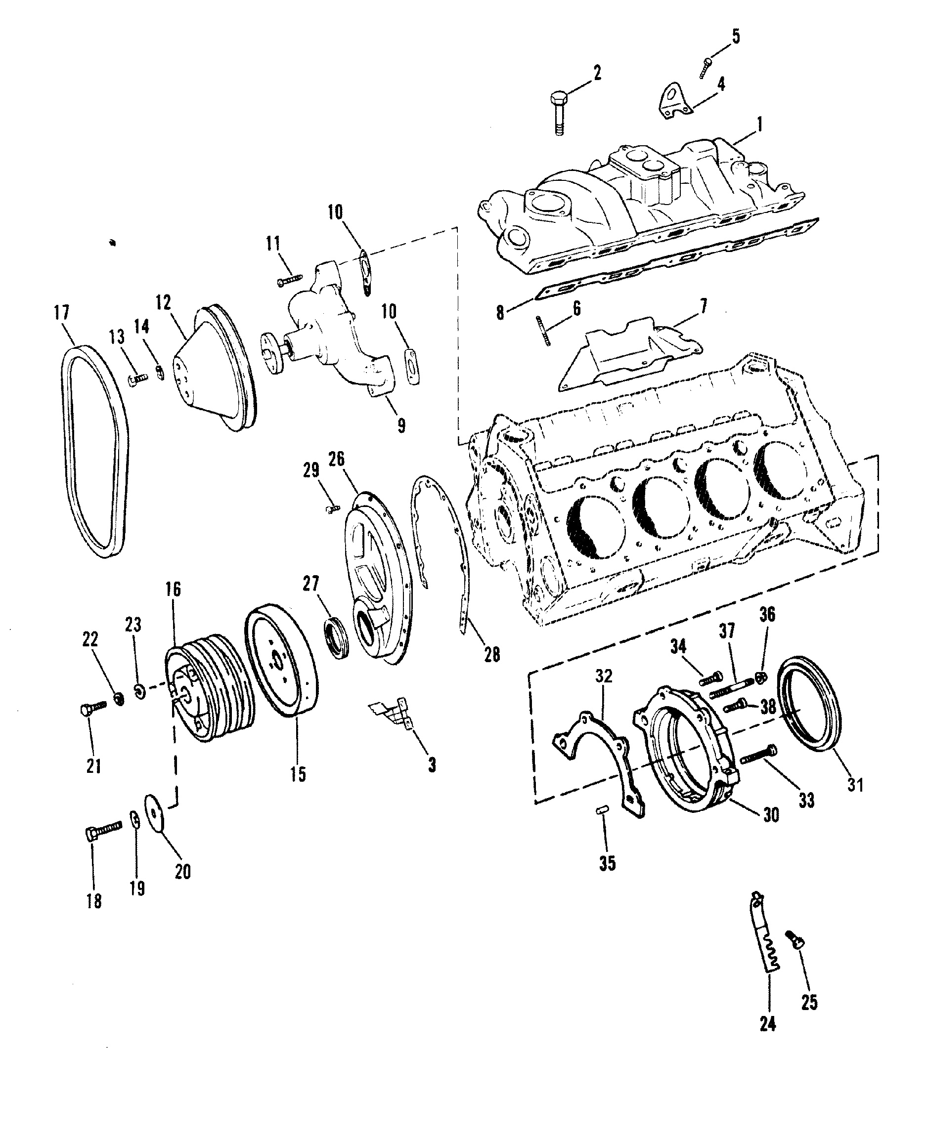 Intake Manifold and Front Cover(Design II)