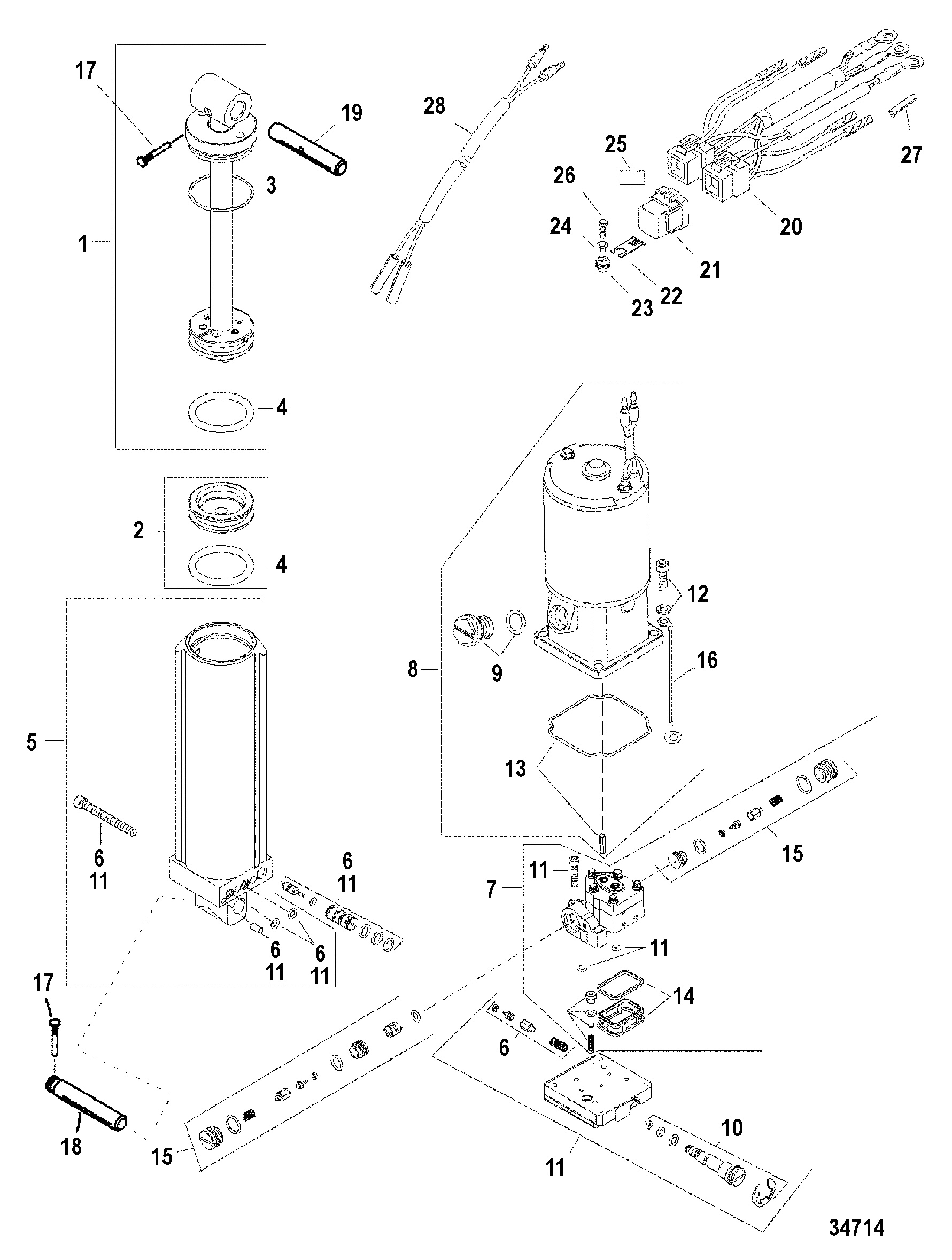 Componenti del Power Trim