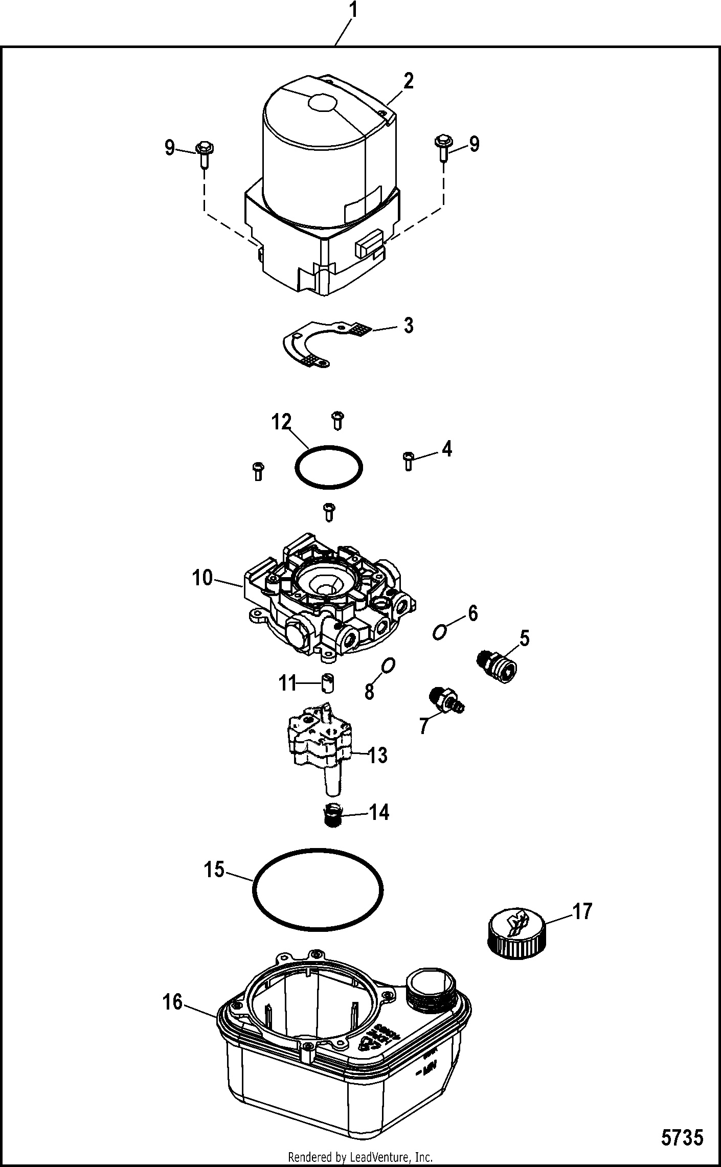 Trim Pump and Motor Components