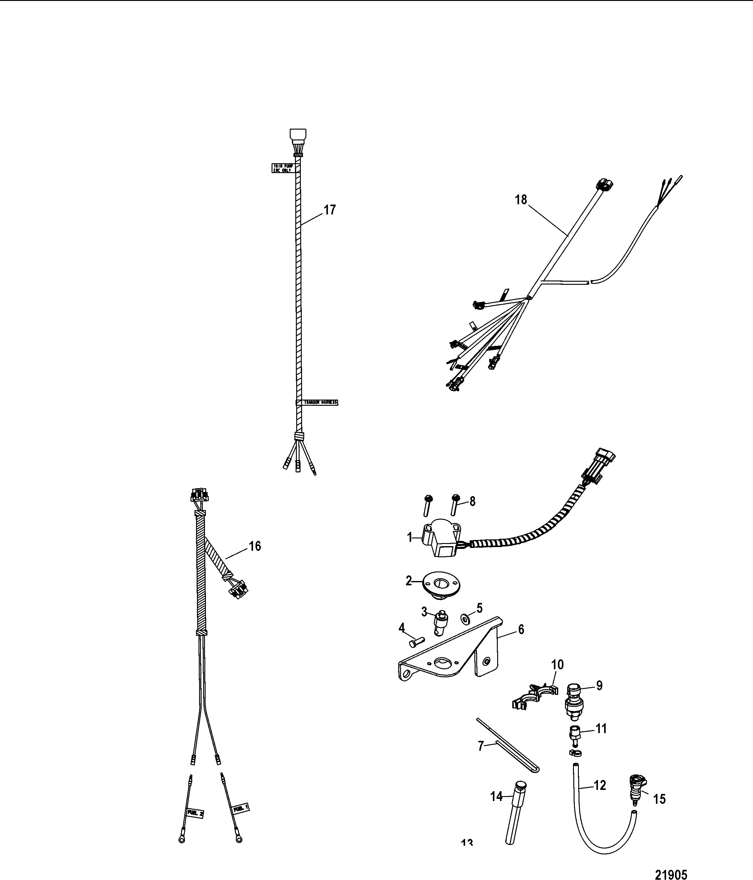 SmartCraft Sensor and Harnesses
