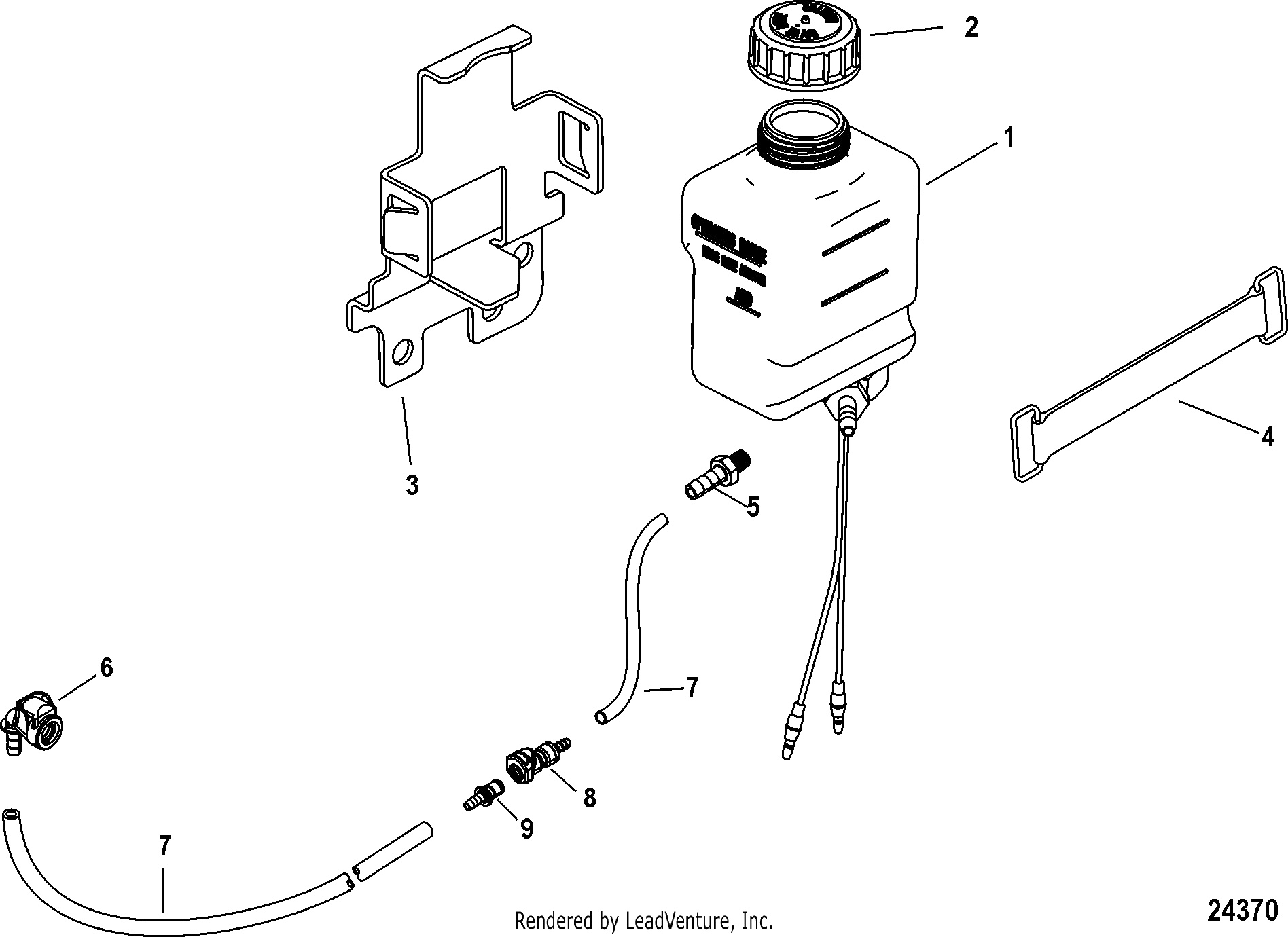 Drive Lube Reservoir Assembly