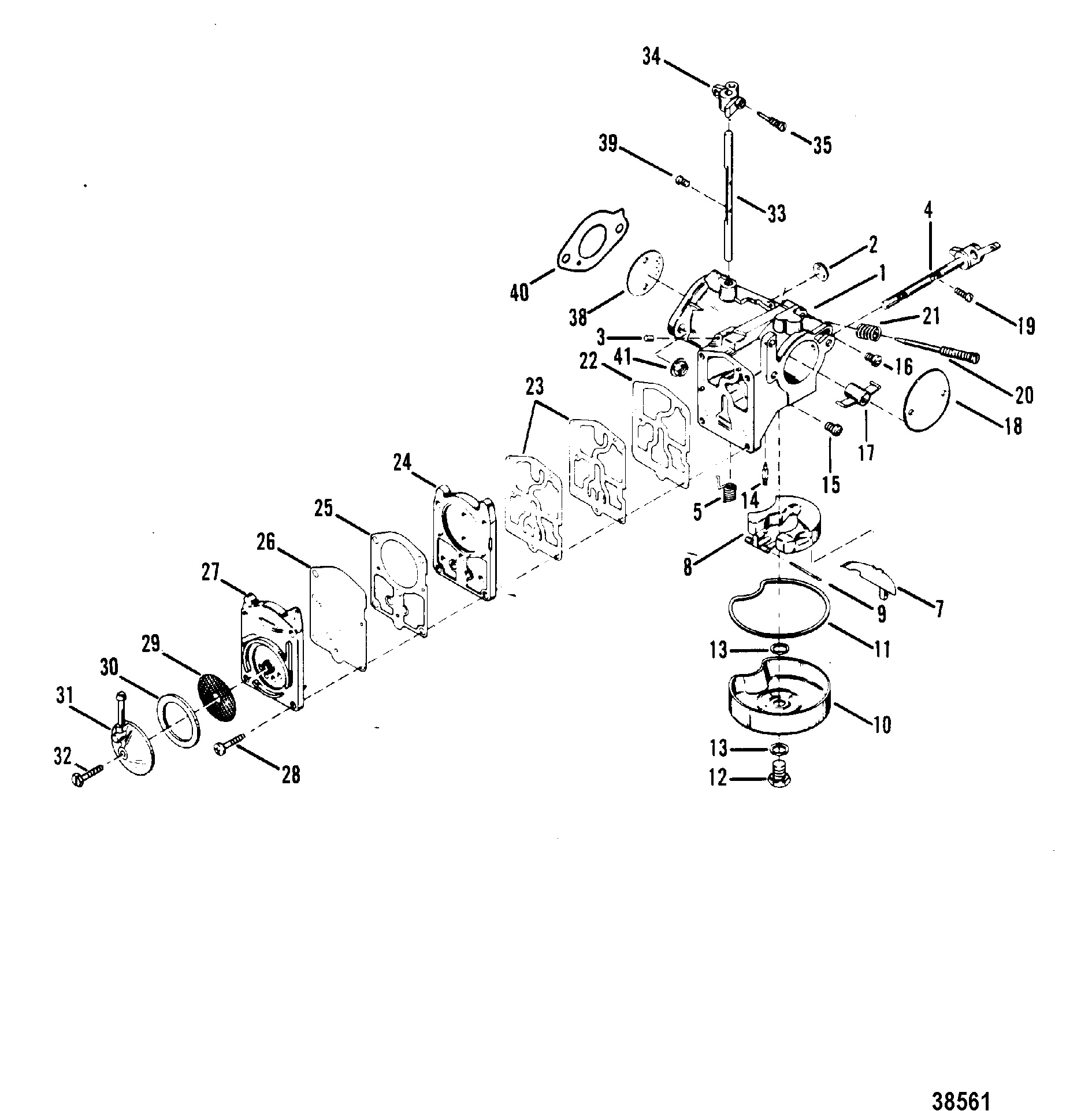 ENSEMBLE CARBURATEUR (WALBRO)