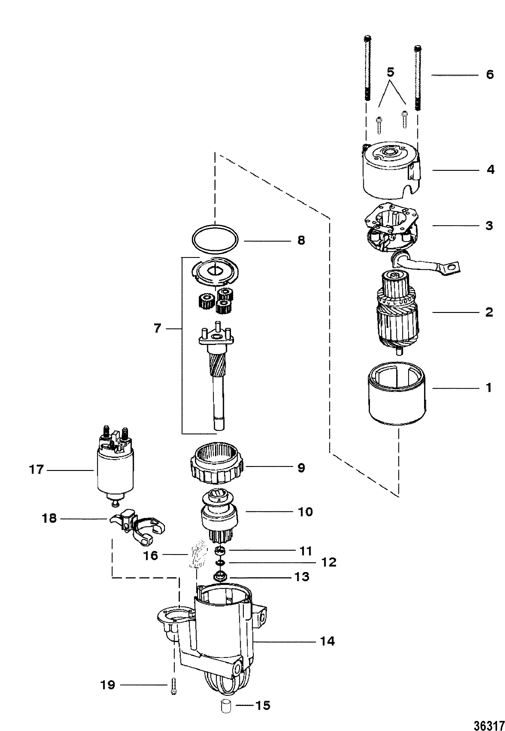 MOTOR DE ARRANQUE(PG260)
