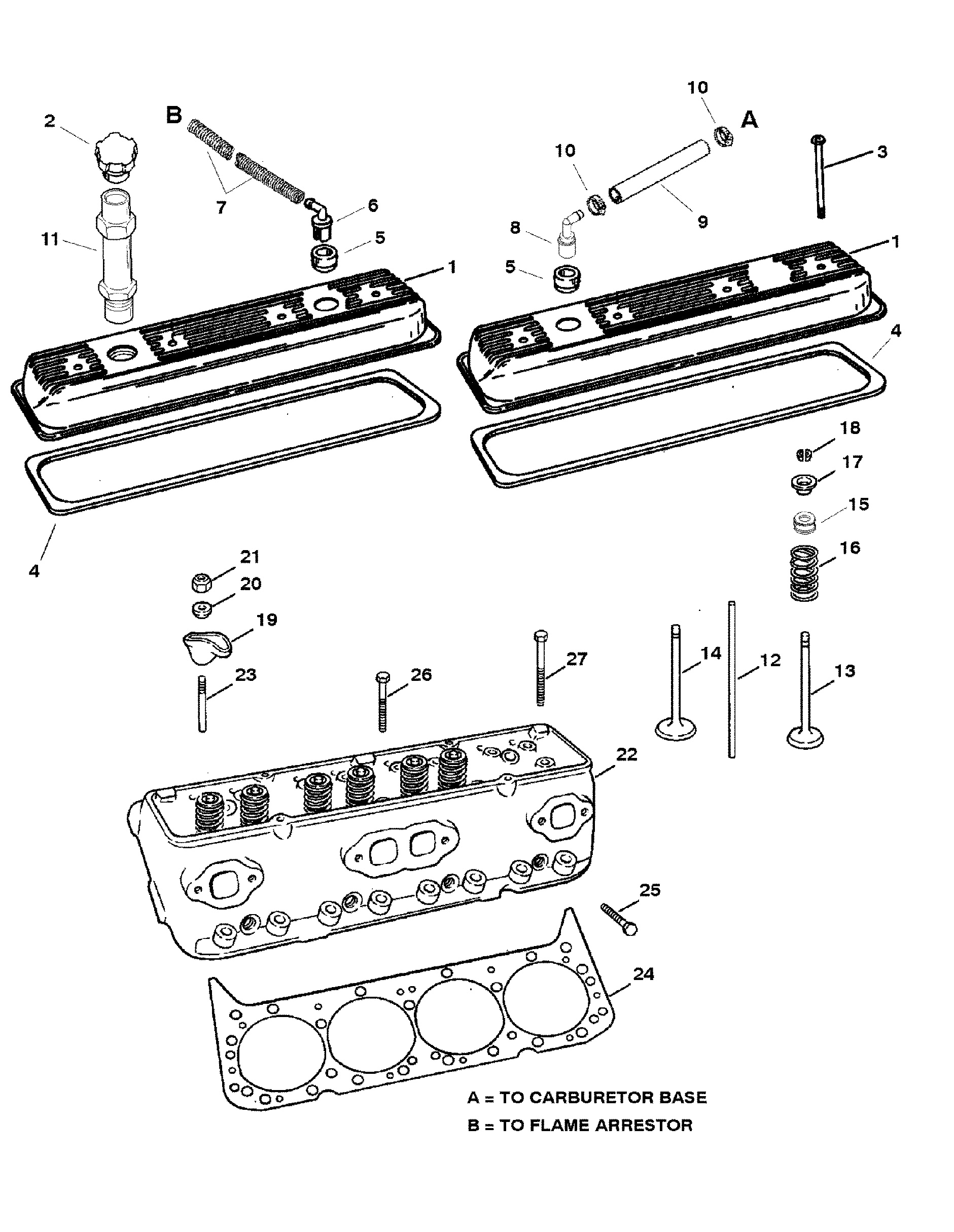 Cylinder Head And Rocker Cover