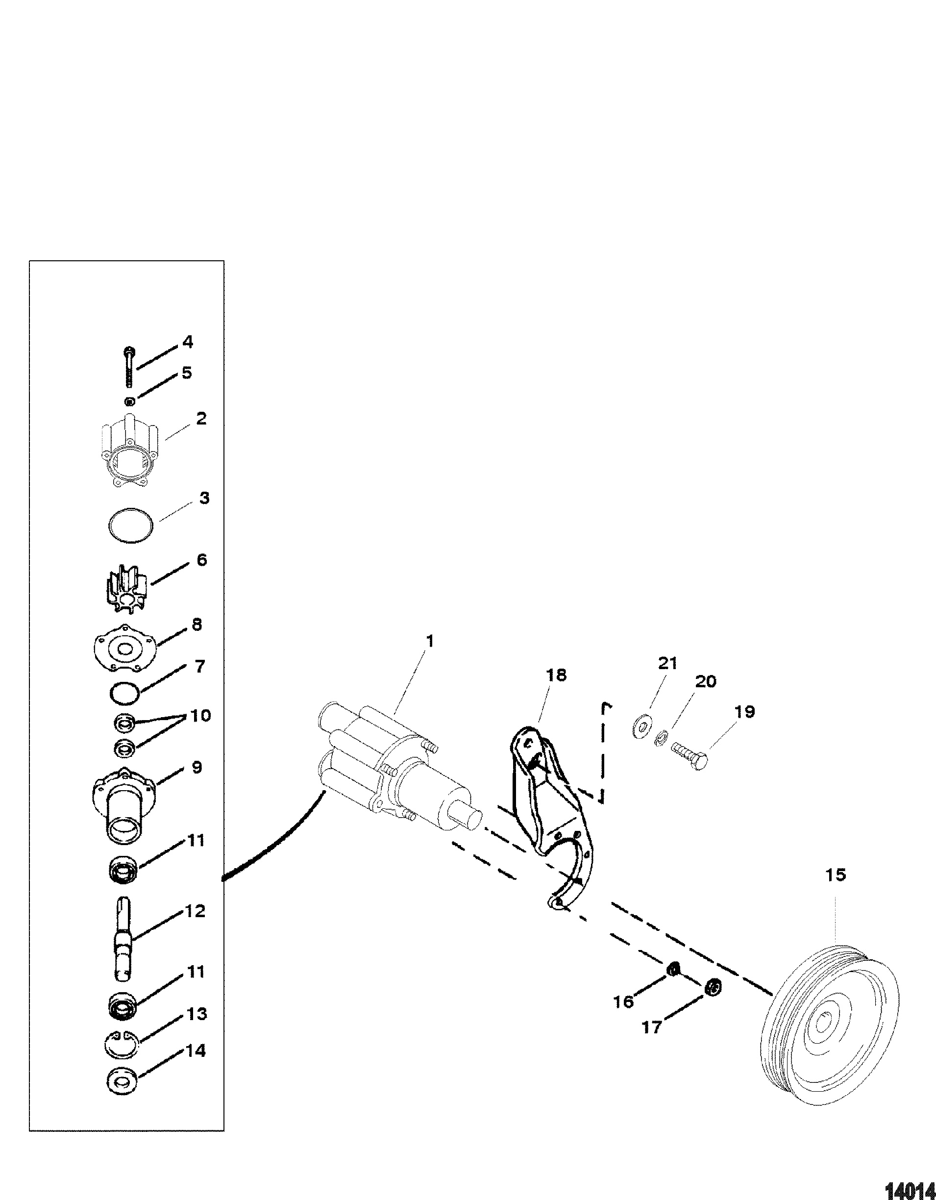 Sea Water Pump Assembly