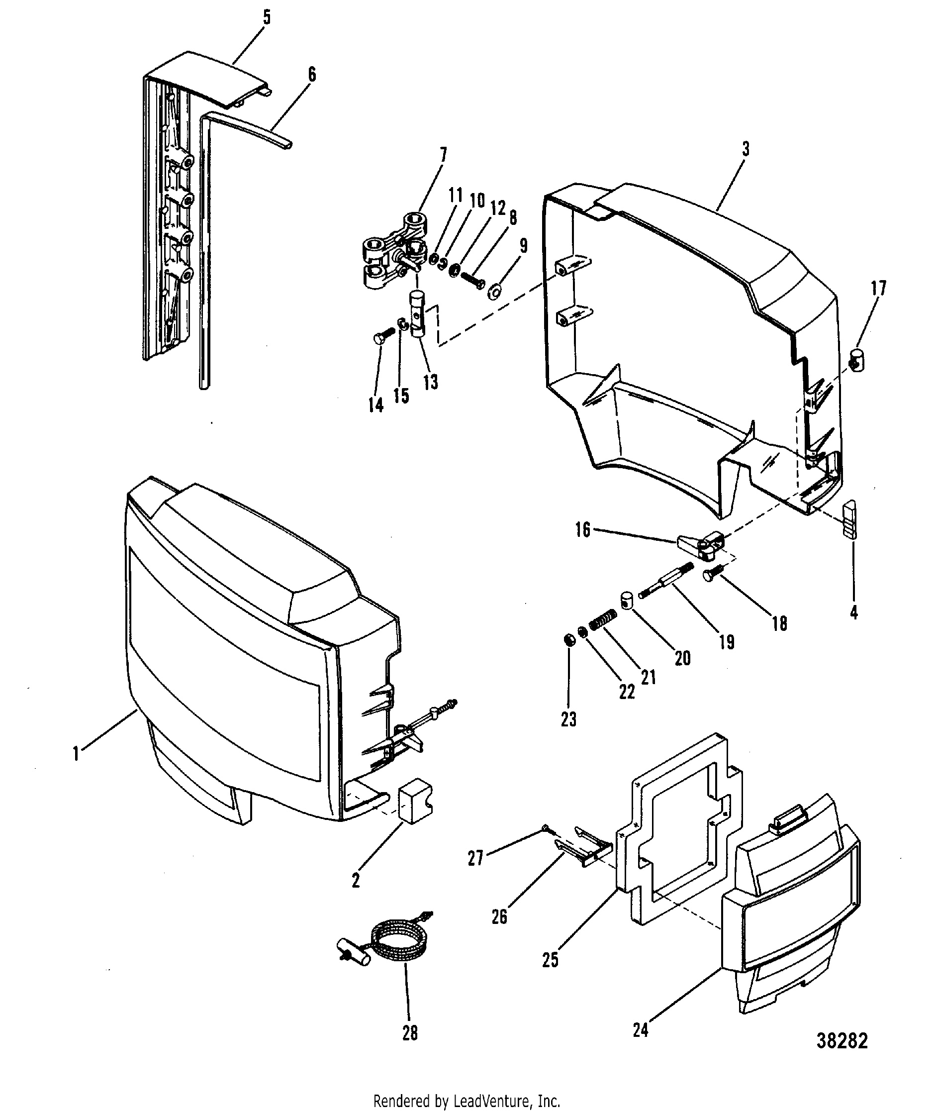 COWLING AND FRONT COVER