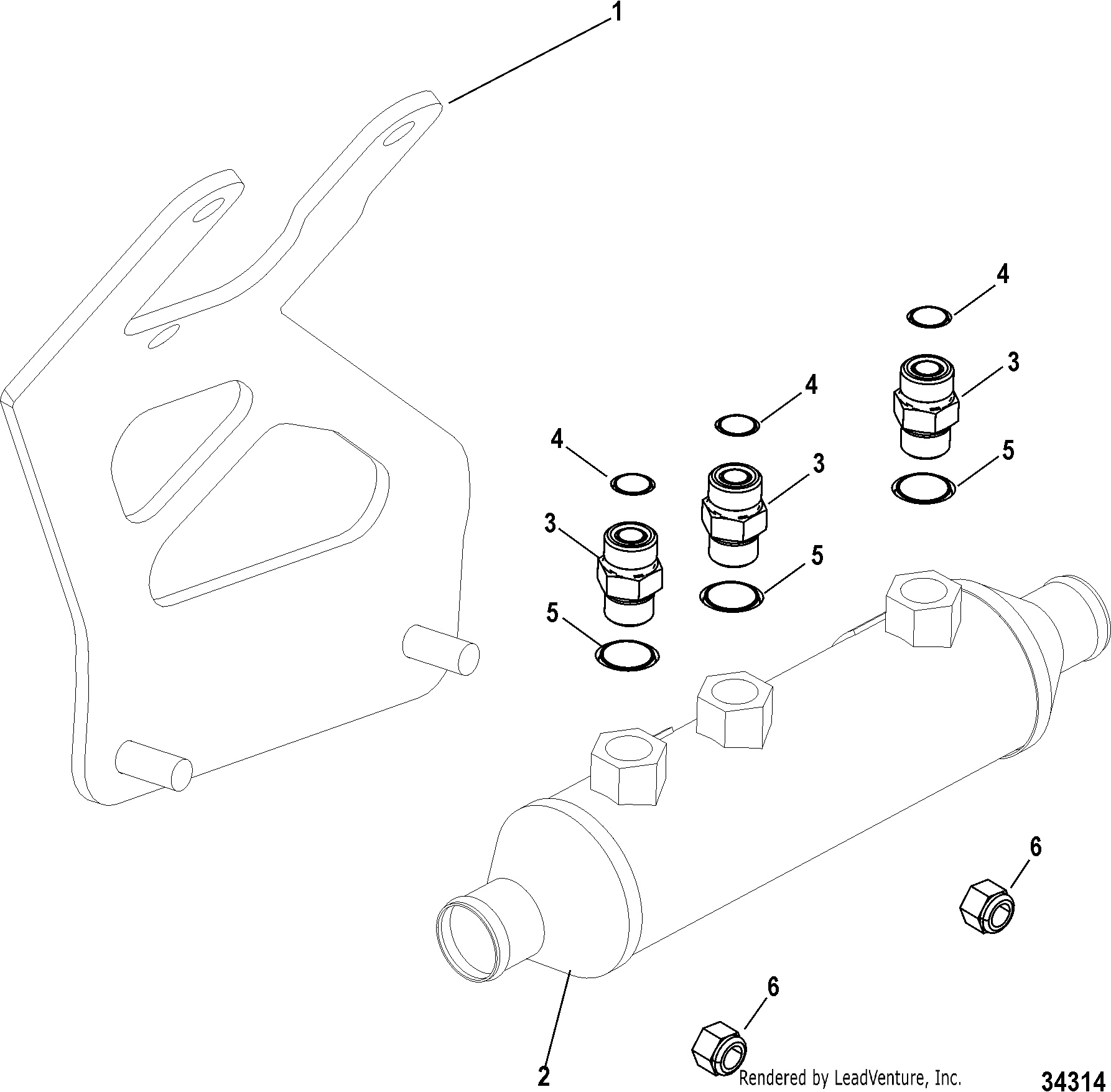 AXIUS Steering, Oil Cooler and Bracket, Gen I