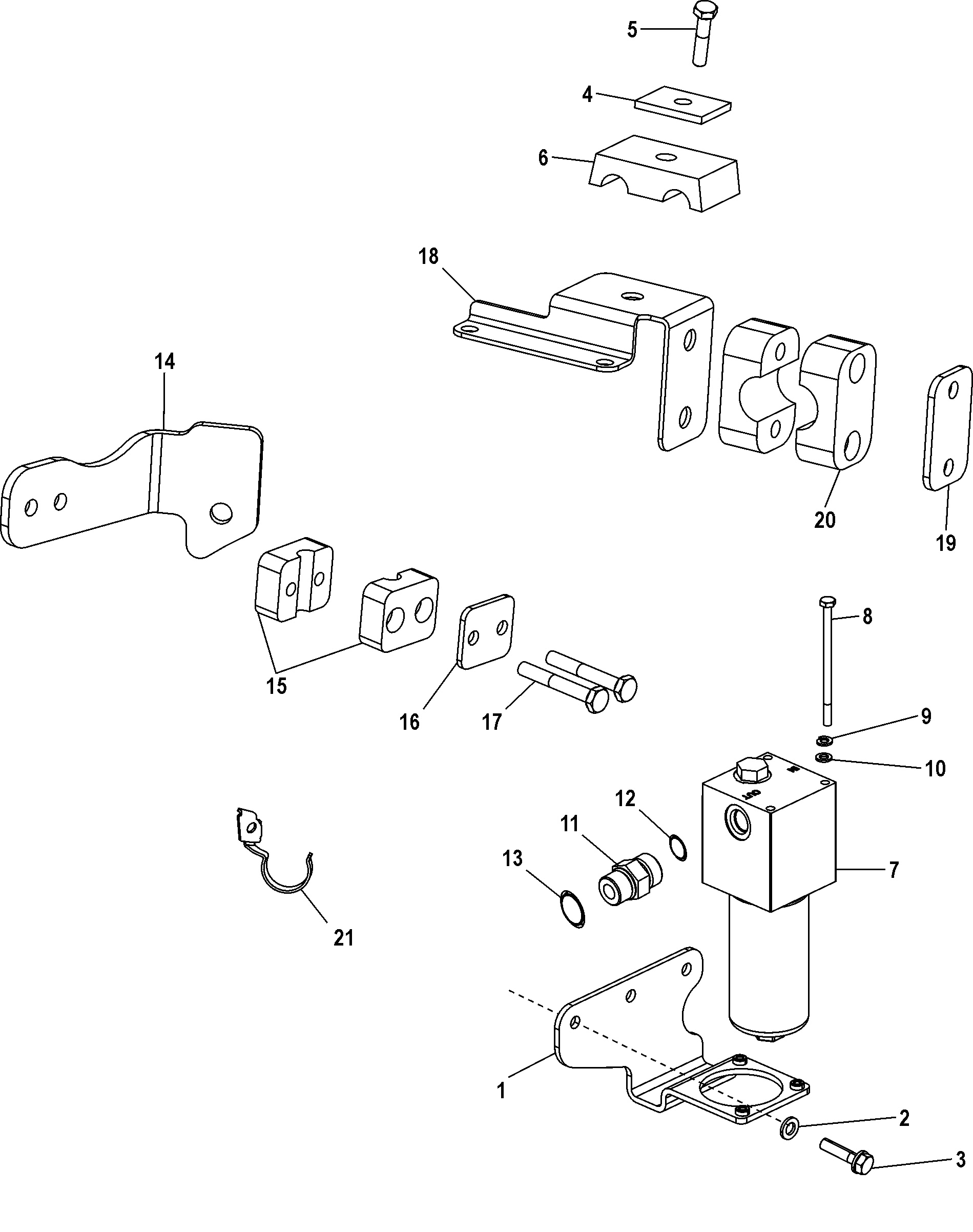 AXIUS Steering, Fluid Filter (HP) 1A347685 & Up, Gen I
