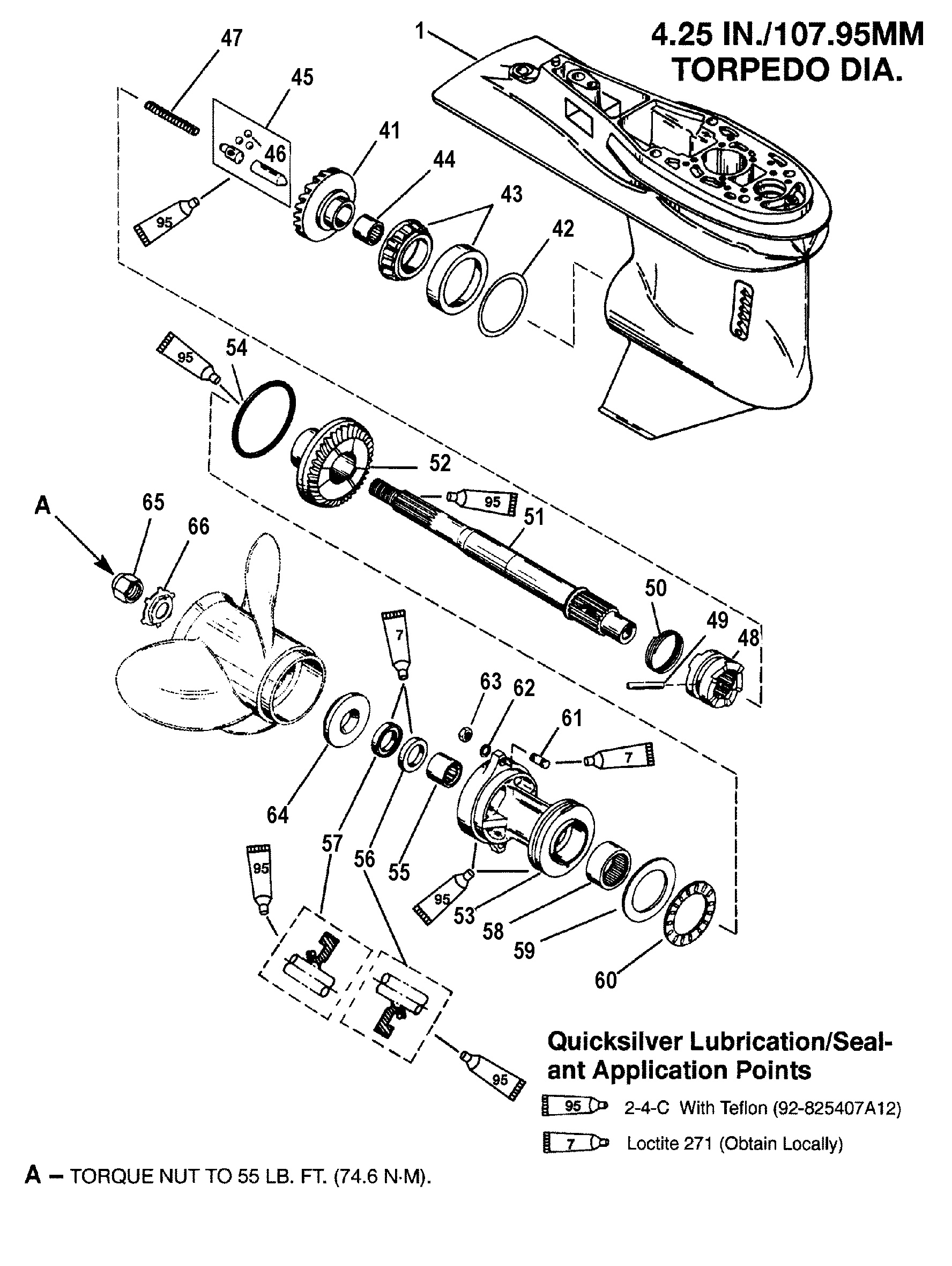 GEAR HOUSING(PROPELLER SHAFT)(2.31 1 GEAR RATIO)