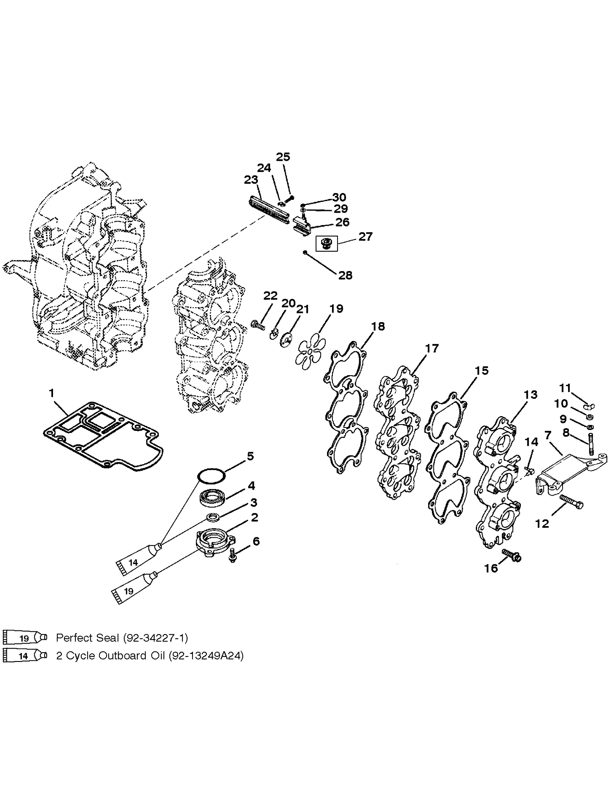 INDUCTION MANIFOLD AND REED BLOCK