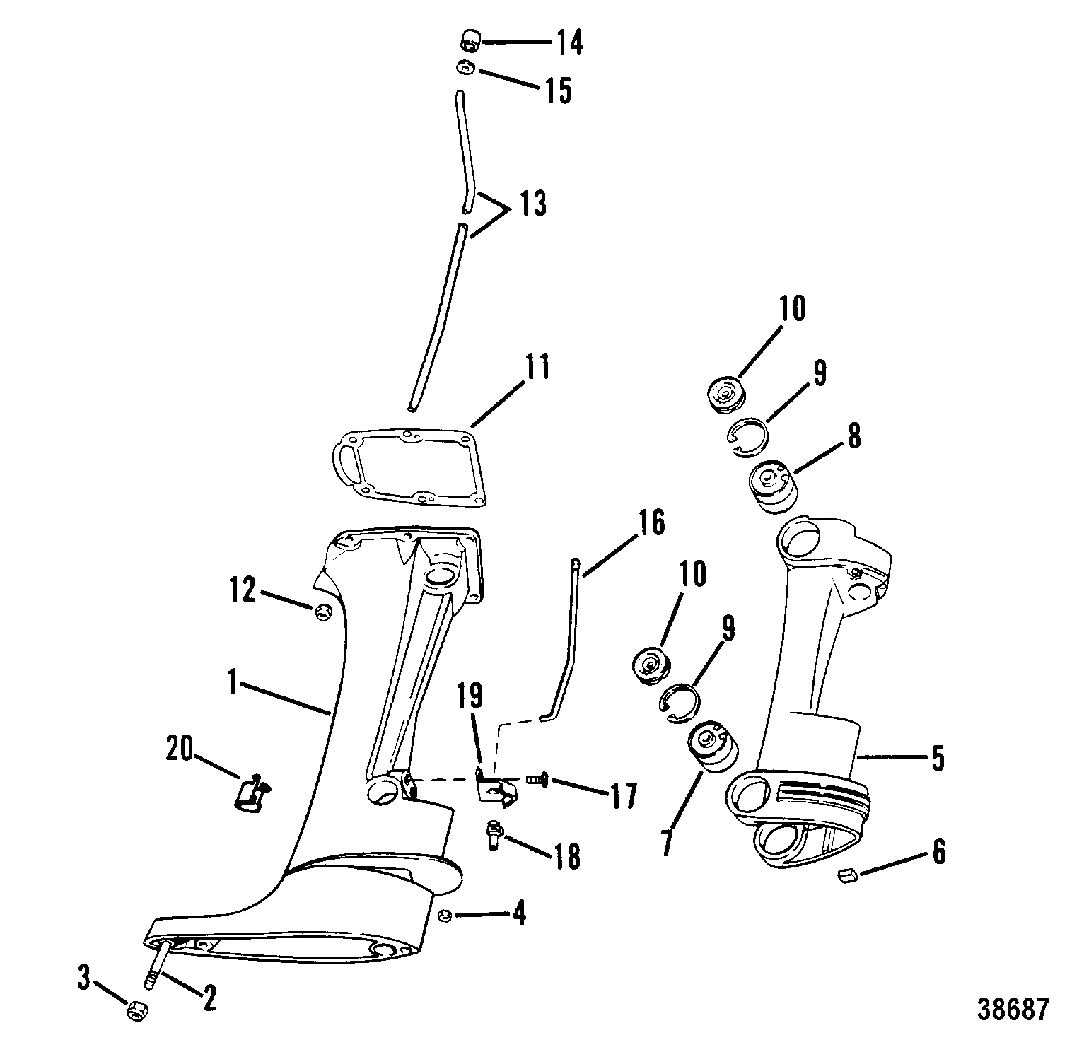 DRIVESHAFT HOUSING ASSEMBLY