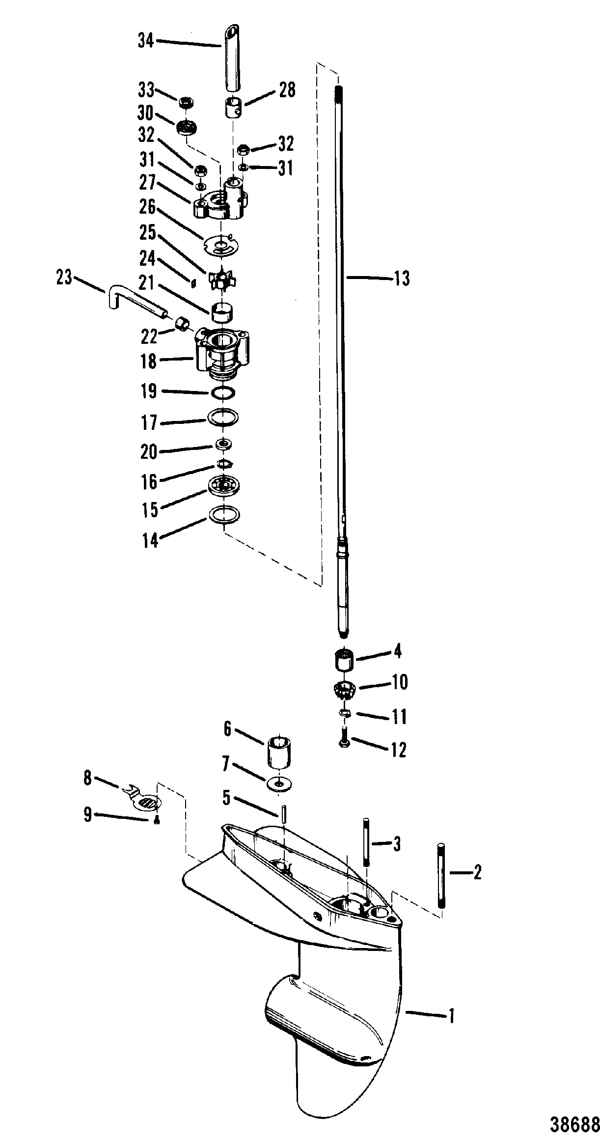 GEAR HOUSING(DRIVESHAFT)