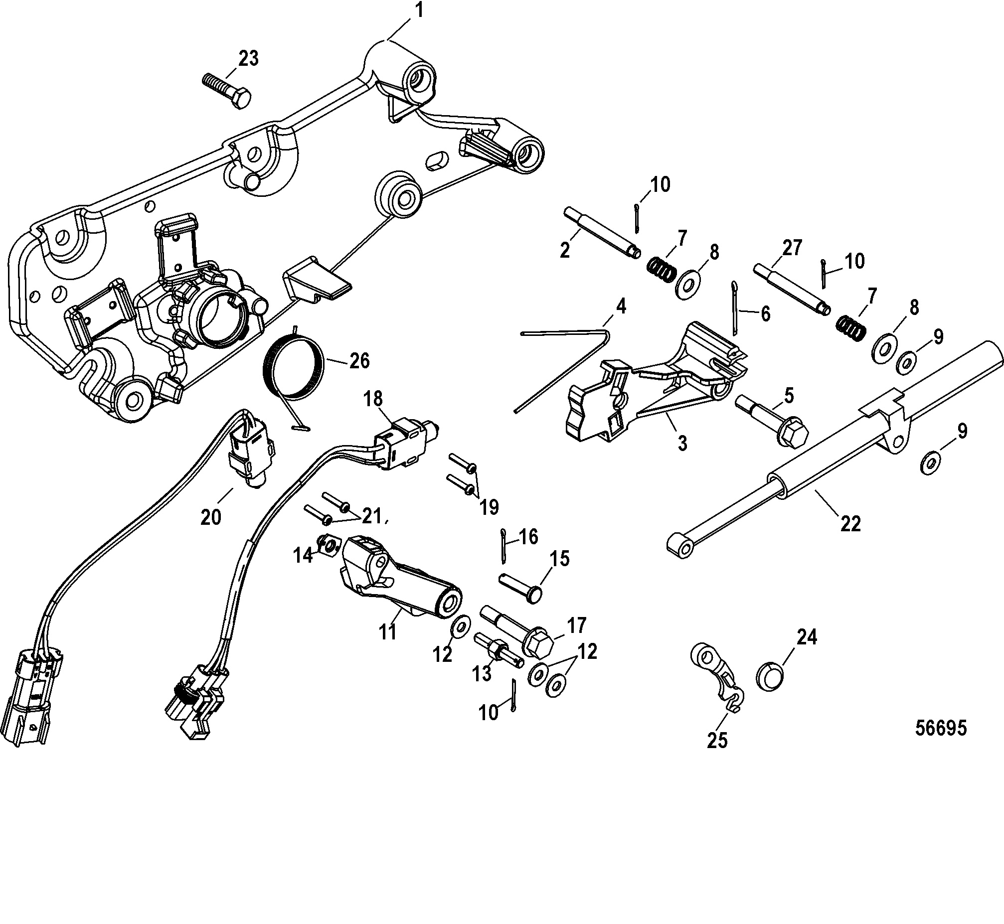 Shift Bracket, Alpha