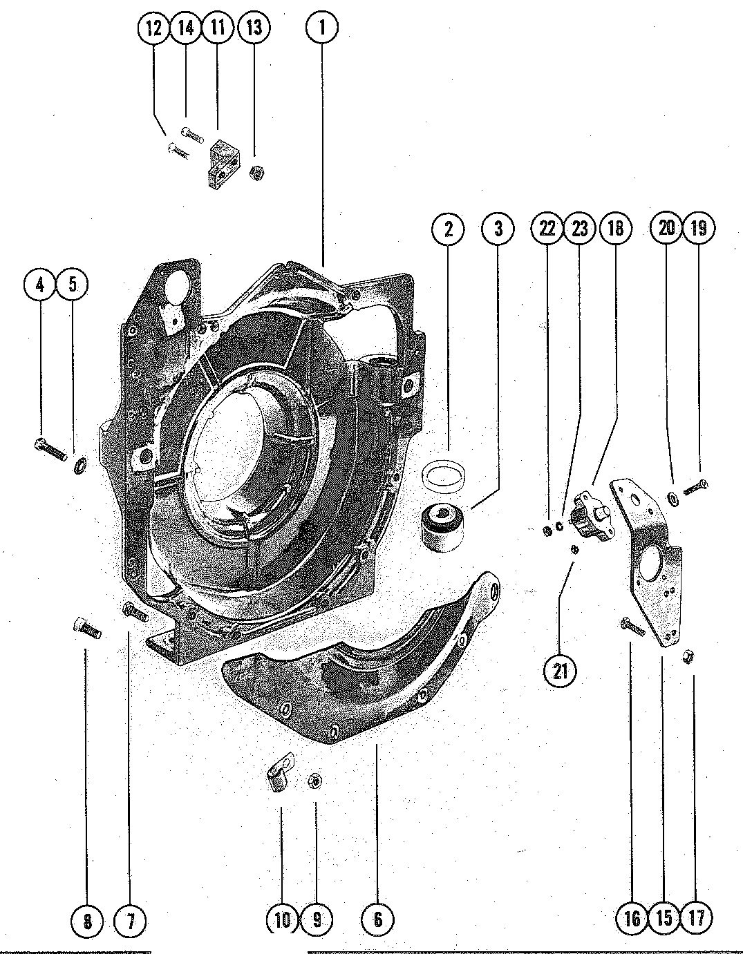 FLYWHEEL HOUSING ASSEMBLY