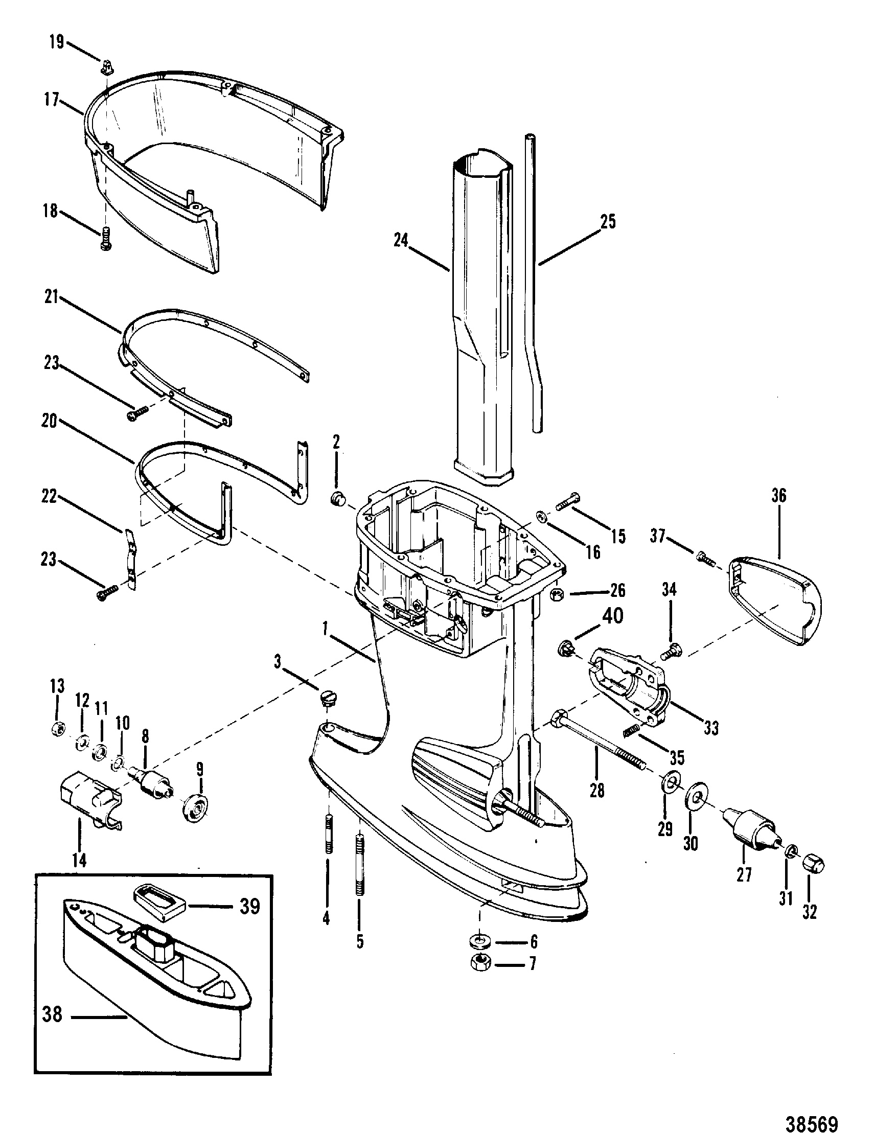 DRIVESHAFT HOUSING ASSEMBLY