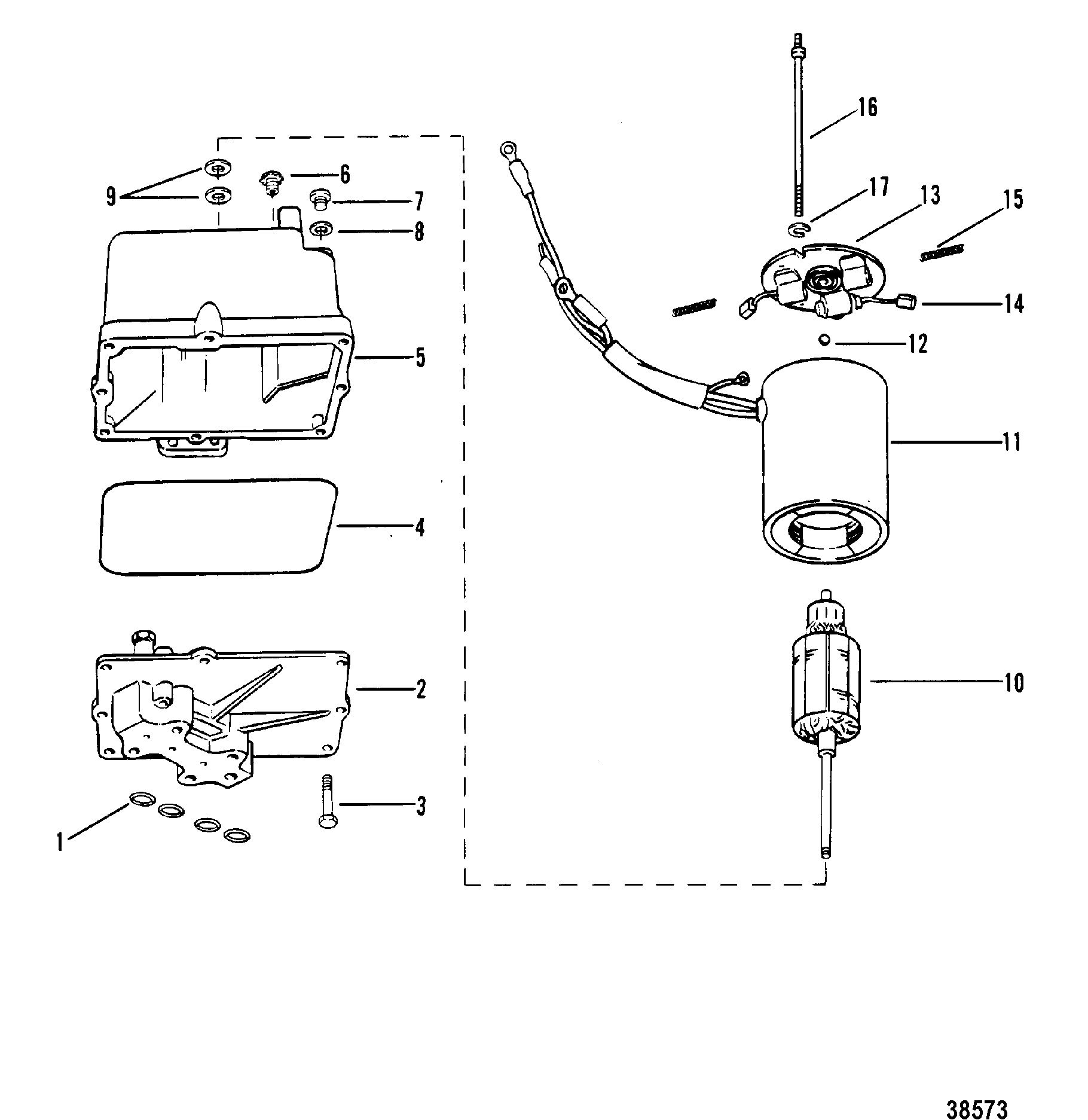 HYDRAULIC PUMP ASSEMBLY(METAL RESERVOIR)