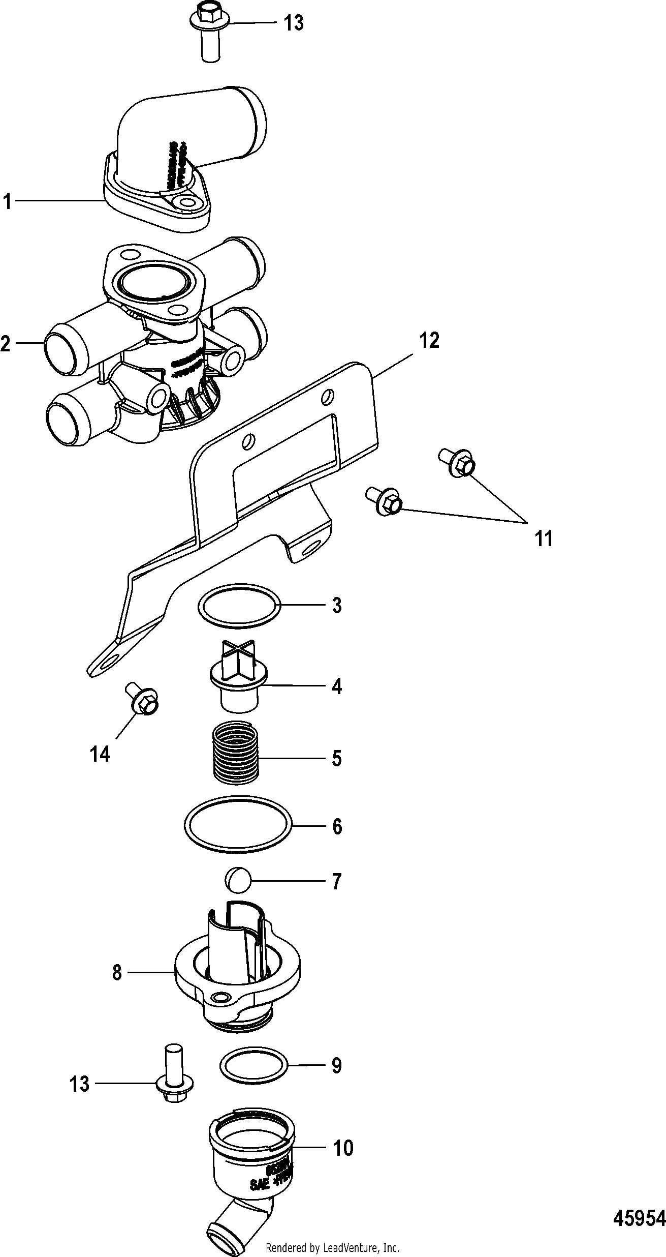 Conjunto de válvula de asiento, refrigeración cerrada