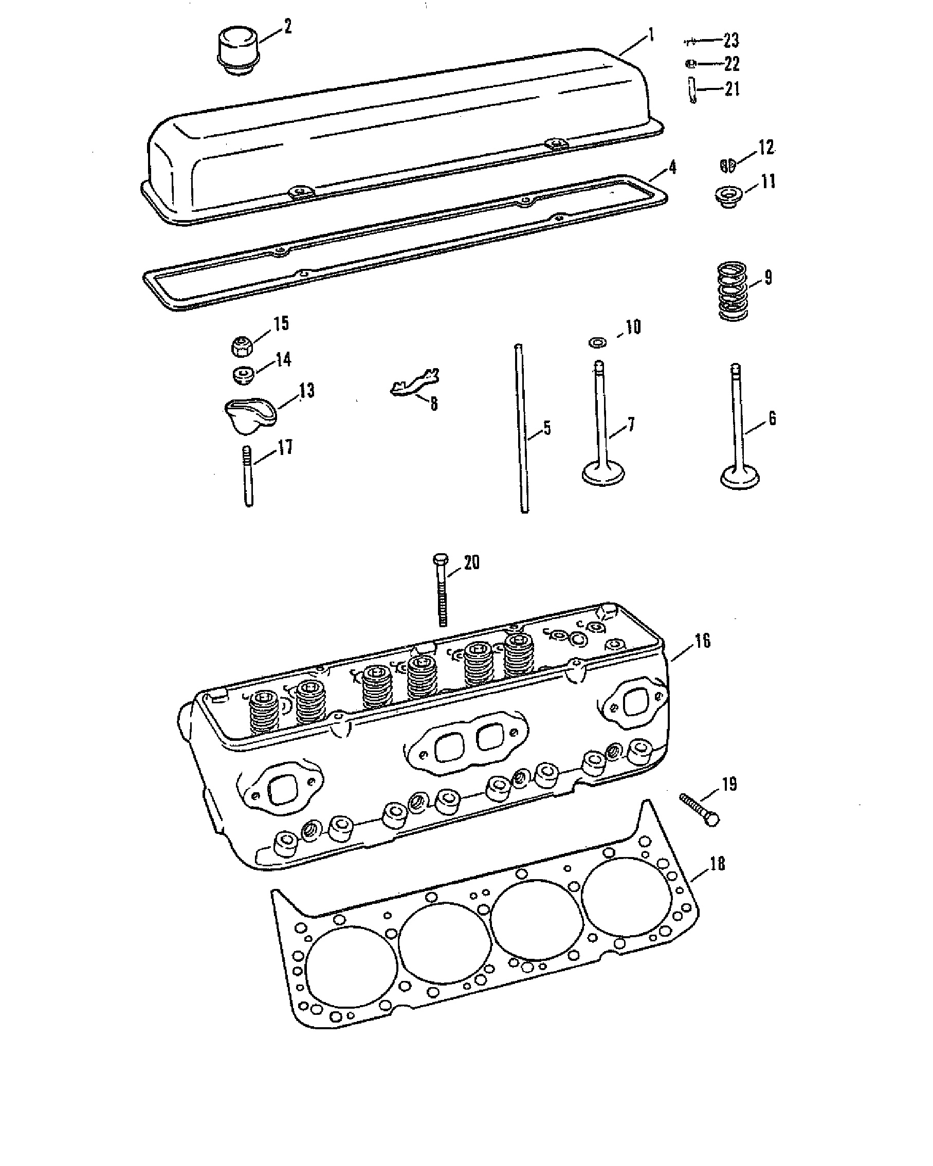 Culasse (370 400 440-S N-5670298 et inférieur)