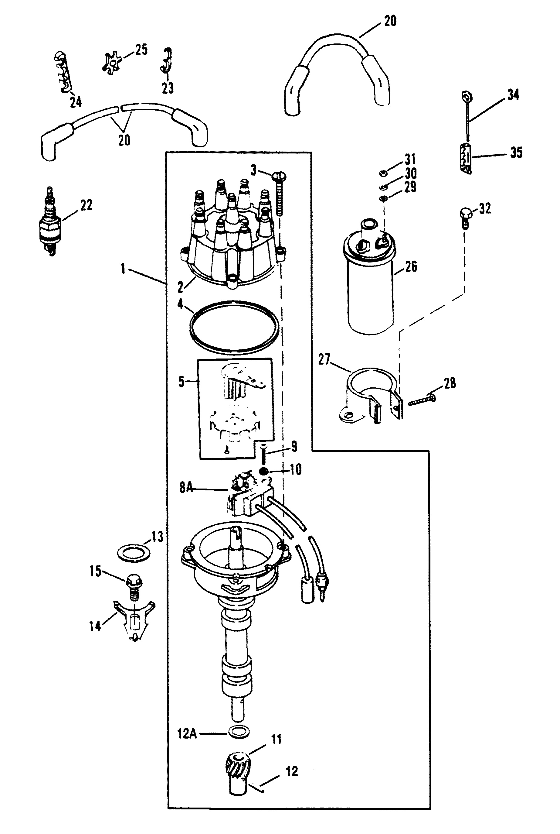 DISTRIBUTOR AND IGNITION COMPONENTS